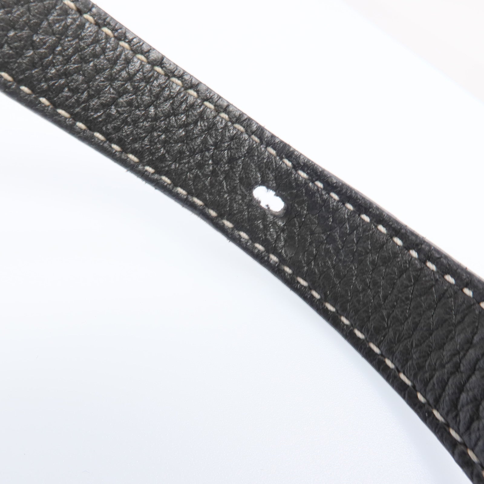 HERMES 【激減優惠】Clemence皮革Halzan 31銀扣手挽肩背兩用袋Graphite