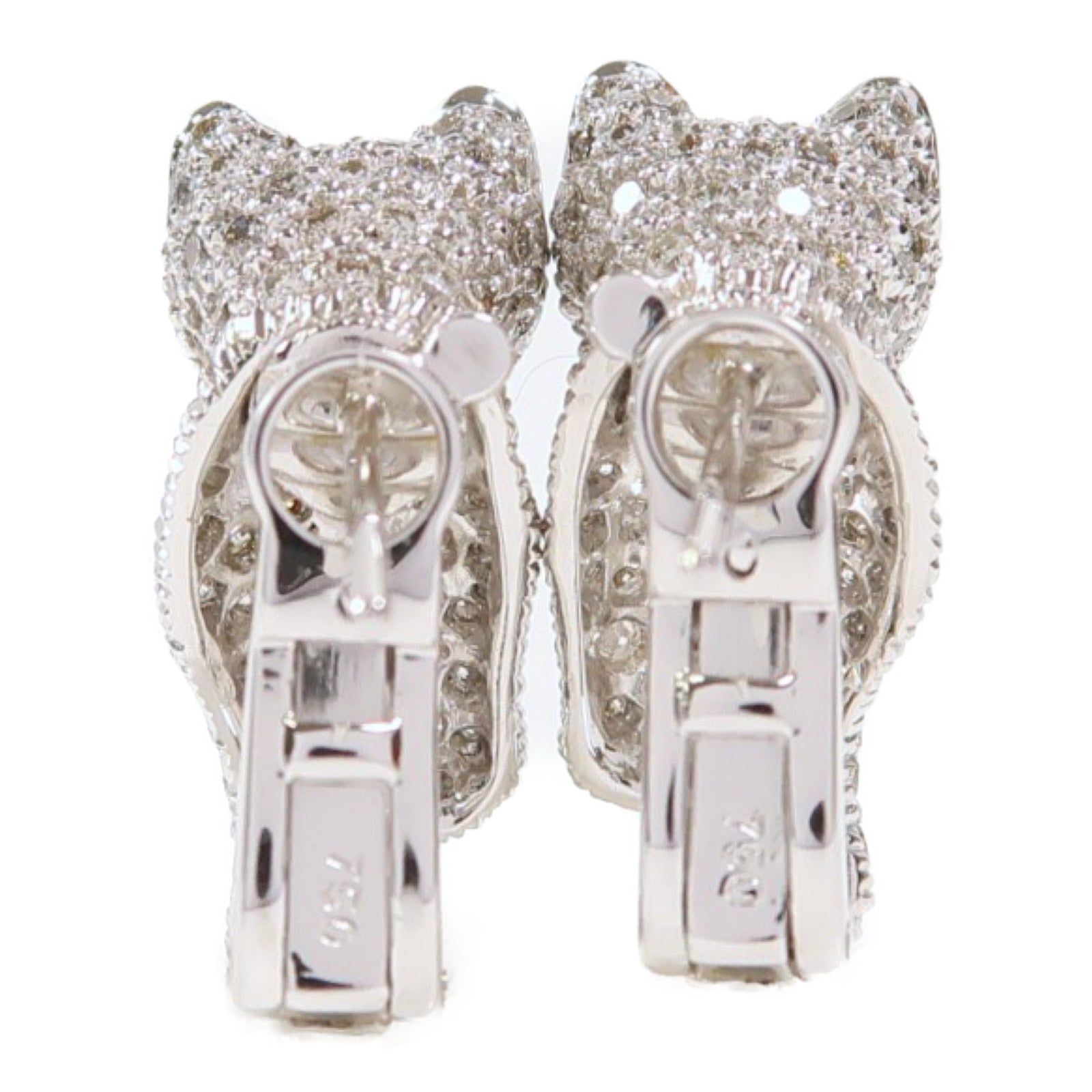 JEWELRY 18K白金Diamond Earrings鑽石耳環