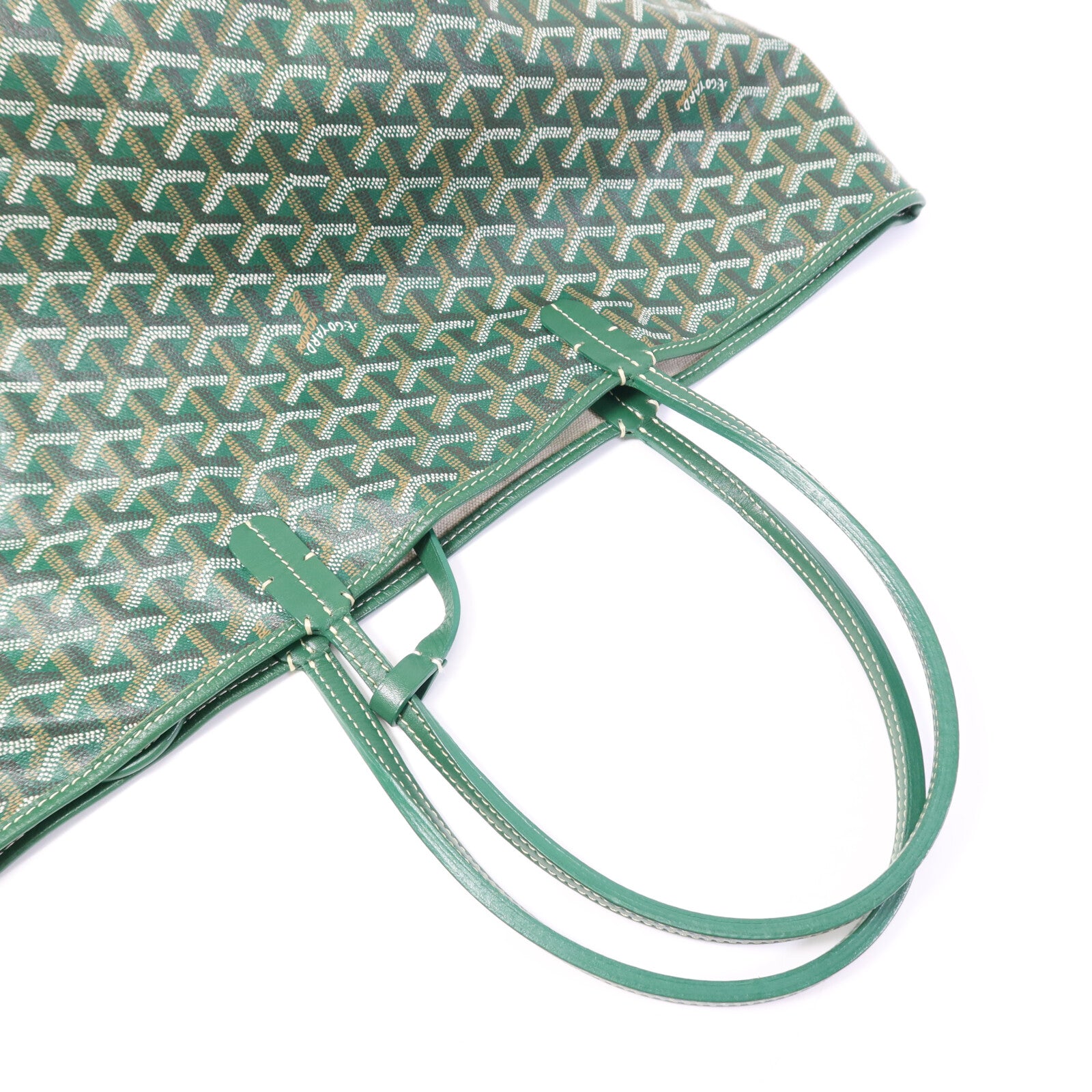 GOYARD 塗層帆布Saint Louis PM銀扣手挽袋