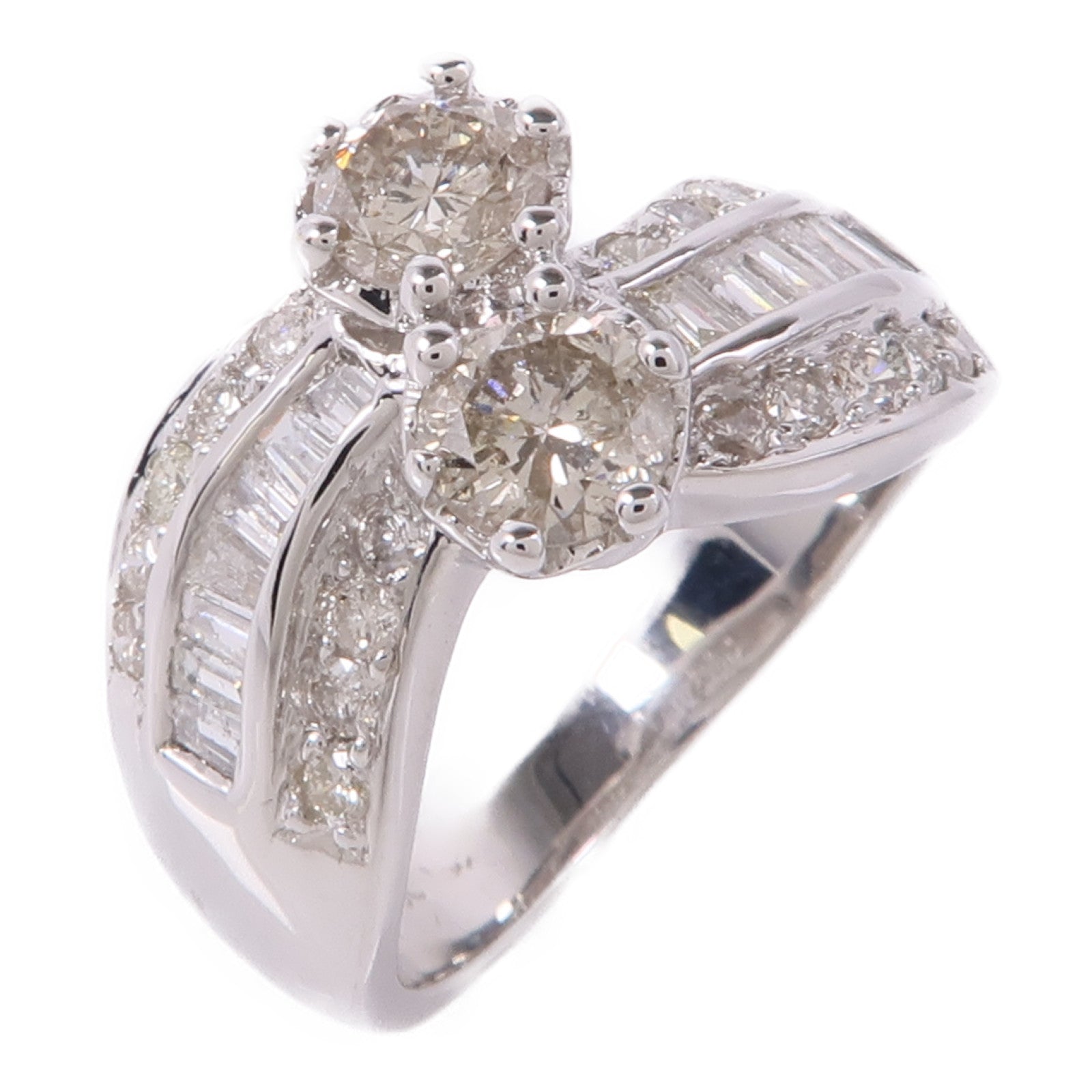 JEWELRY 【激減優惠】18K白金Diamond Ring鑽石戒指US#6.25