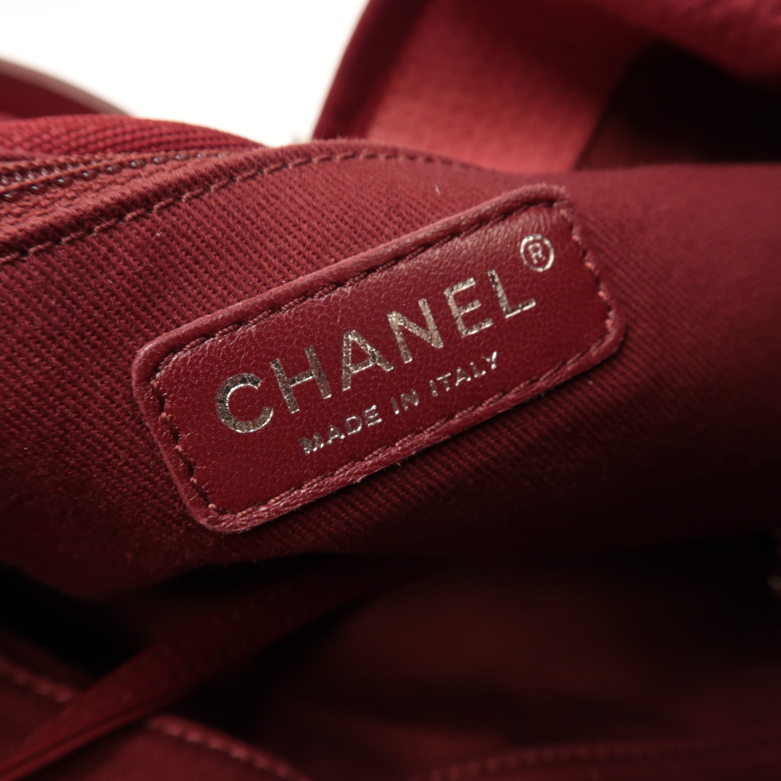 CHANEL 【激減優惠】帆布Deauville銀扣鏈帶肩背袋粉紅色