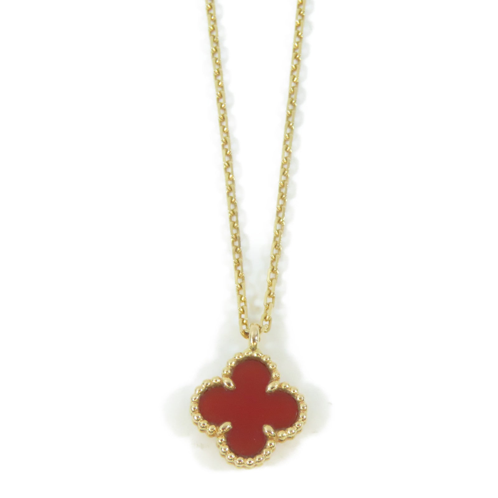 Van Cleef & Arpels 18K黃金Sweet Alhambra Necklace項鍊#40cm