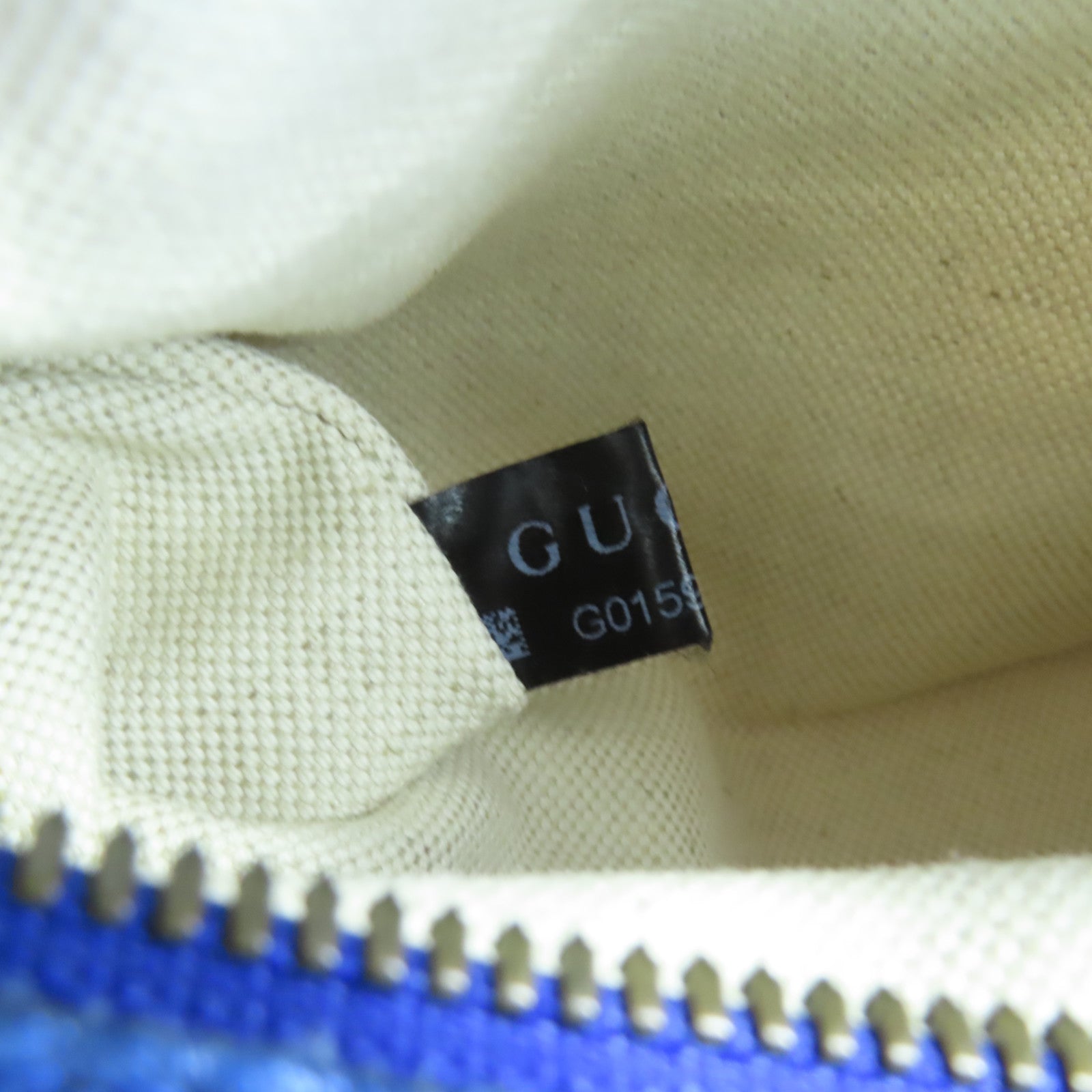 GUCCI leather Bamboo 2way Shoulder silver buckle handle shoulder bag blue