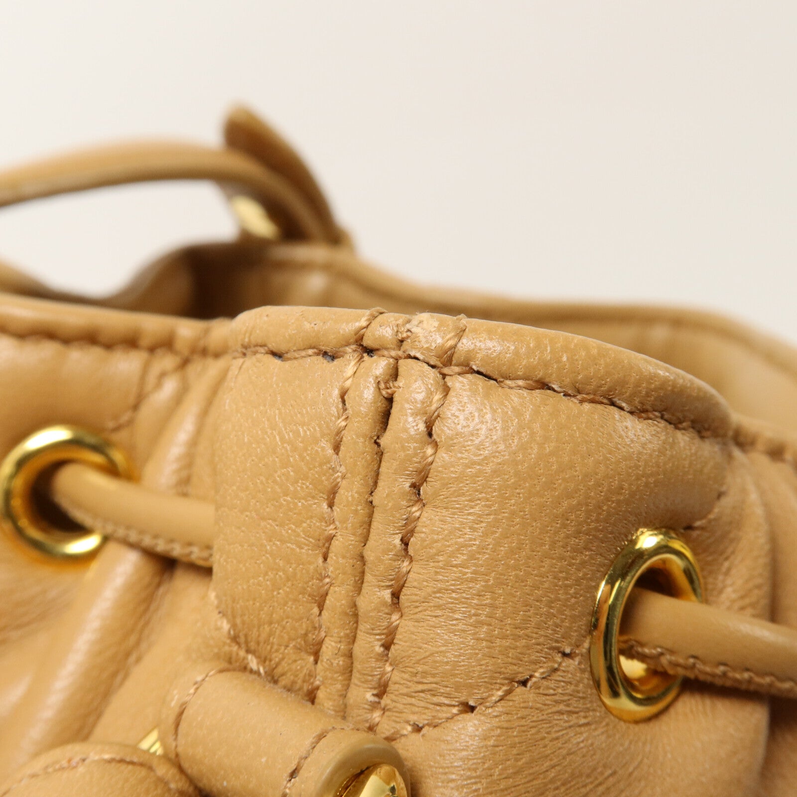 Dior 牛皮皮革Nano Caro Bucket Bag手挽肩背兩用袋