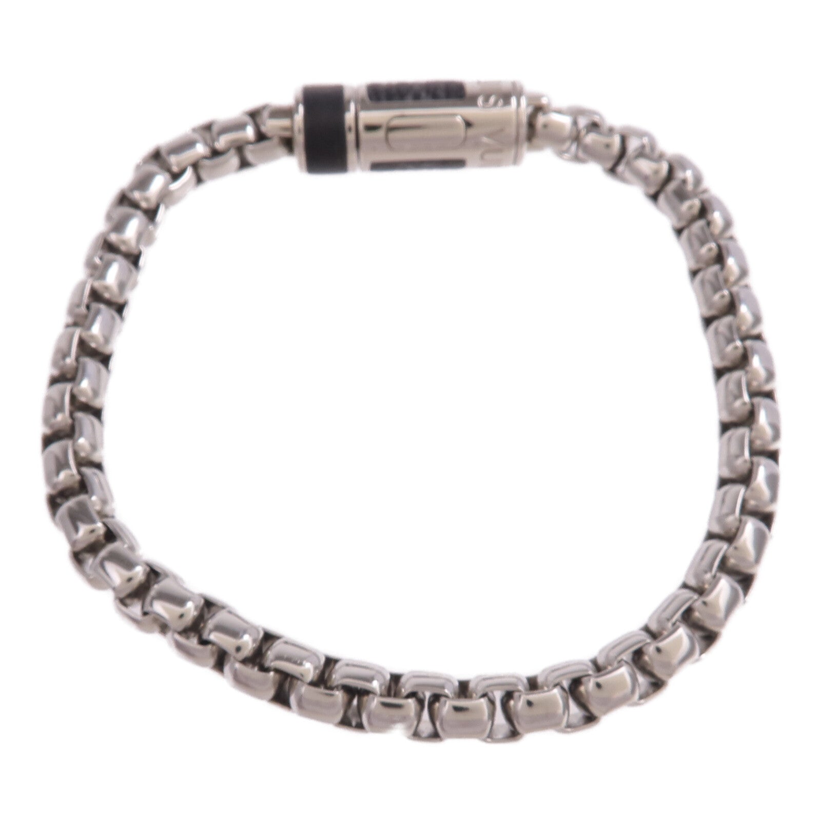 LOUIS VUITTON Monogram Eclipse/金屬Monogram Chain Bracelet