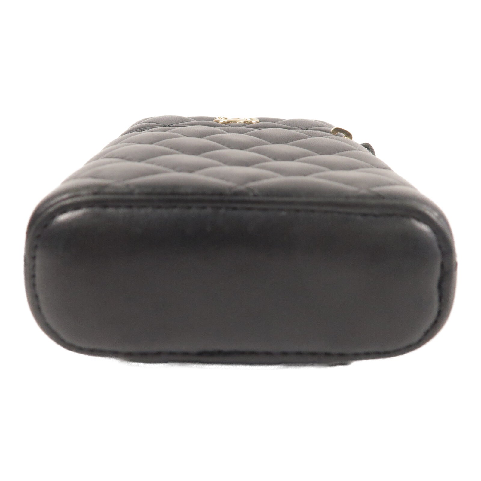 CHANEL 羊皮皮革Phone Case金扣鏈帶肩背袋