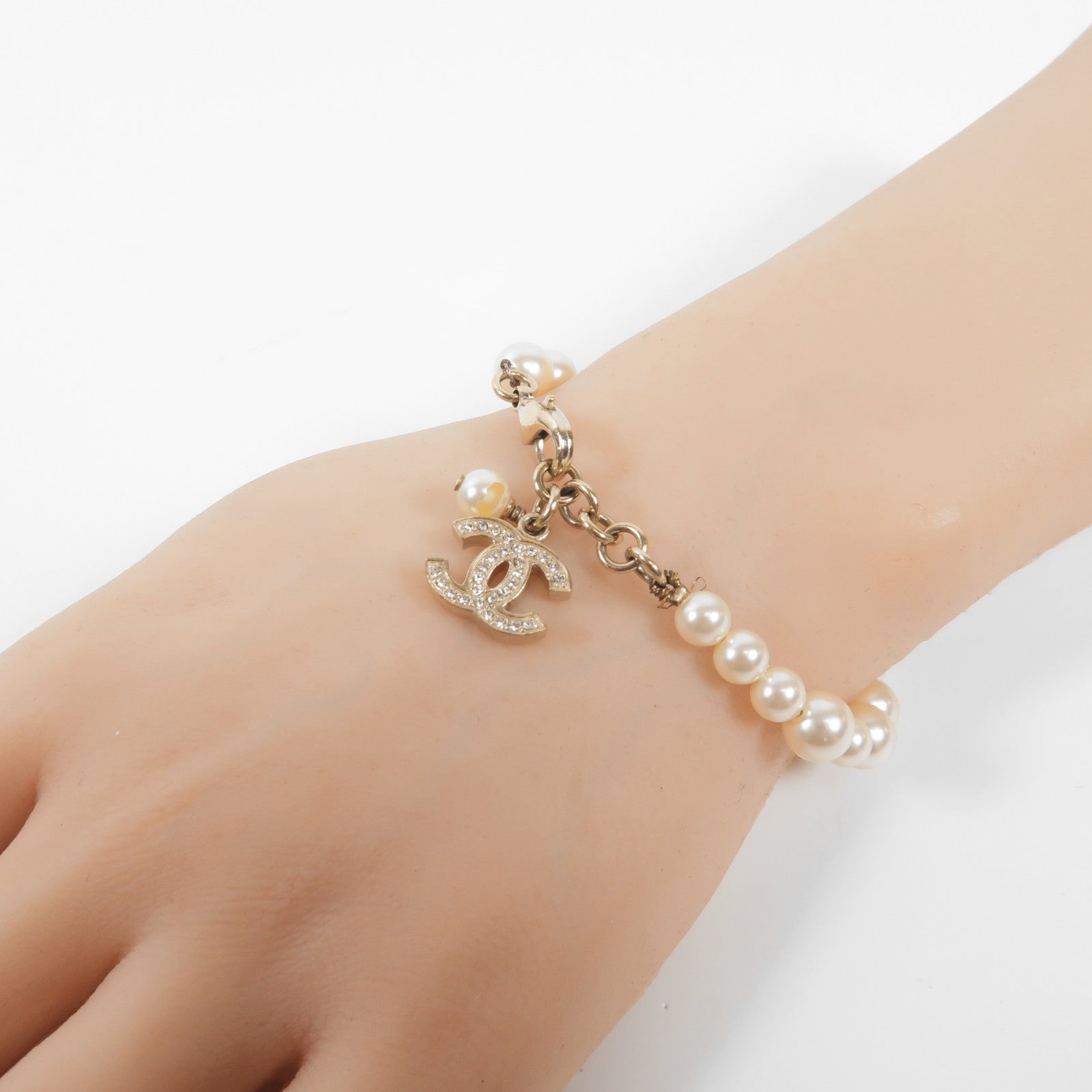 CHANEL PVC/金屬Bracelet手鏈