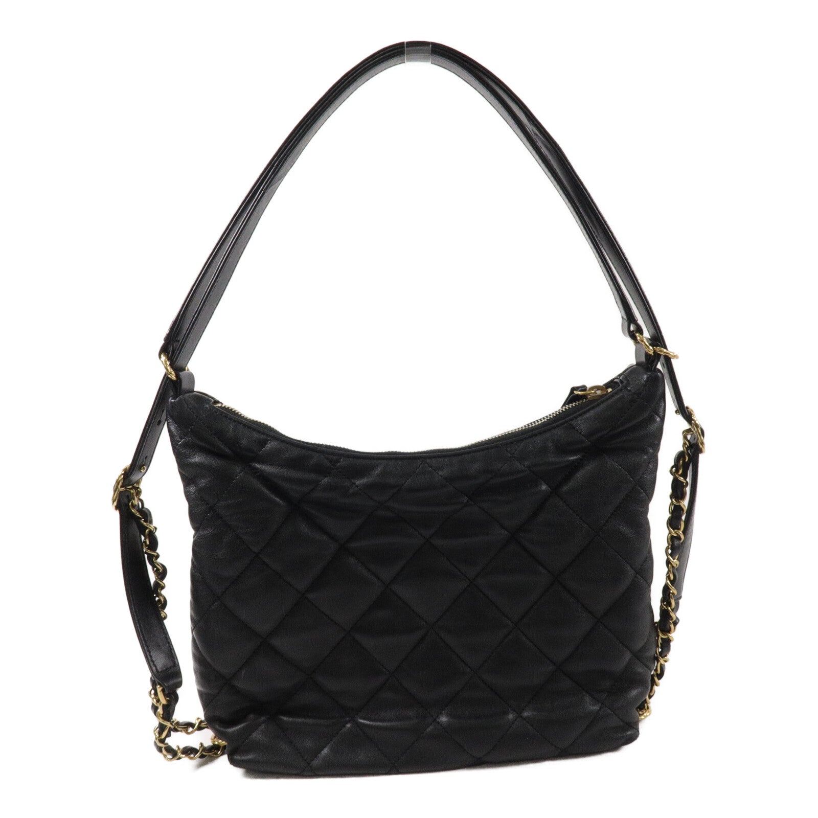 CHANEL 羊皮皮革Maxi Hobo肩背袋