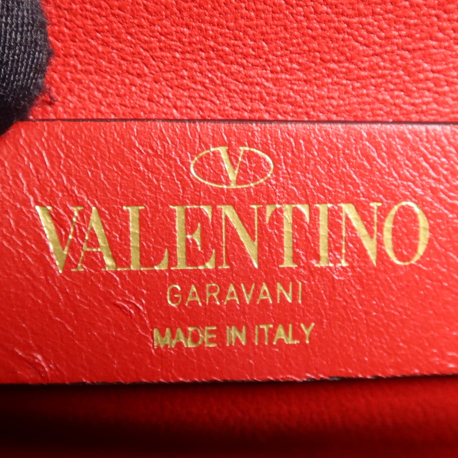 Valentino 【激減優惠】牛皮皮革Shoulder Bag銀扣肩背袋