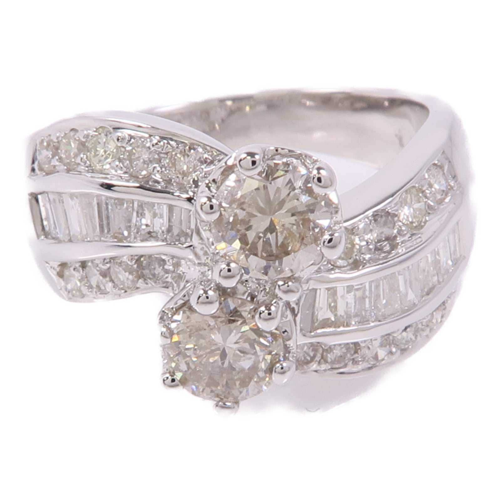 JEWELRY 【激減優惠】18K白金Diamond Ring鑽石戒指US#6.25