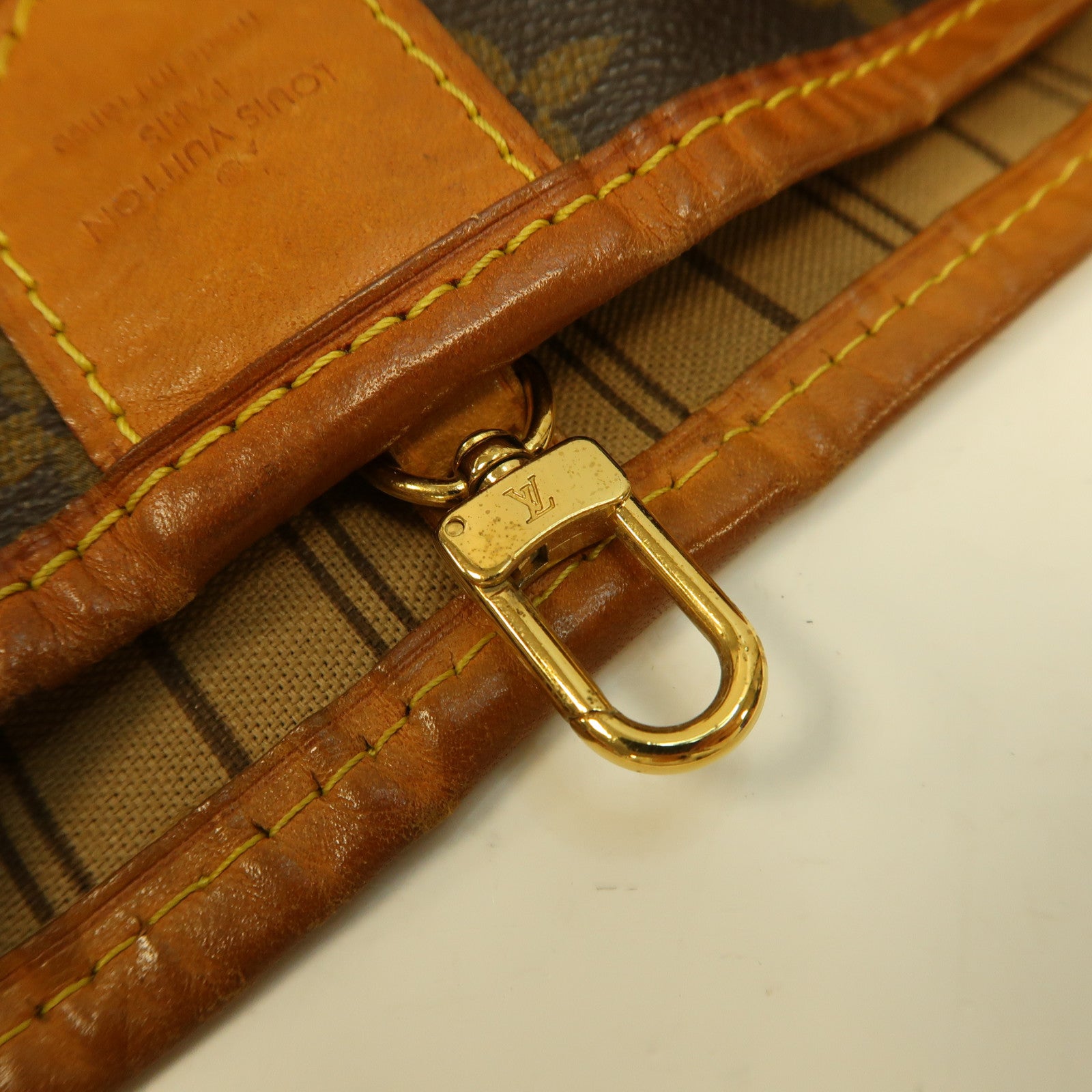 LOUIS VUITTON 【激減優惠】Monogram Delightful MM金扣肩背袋啡色