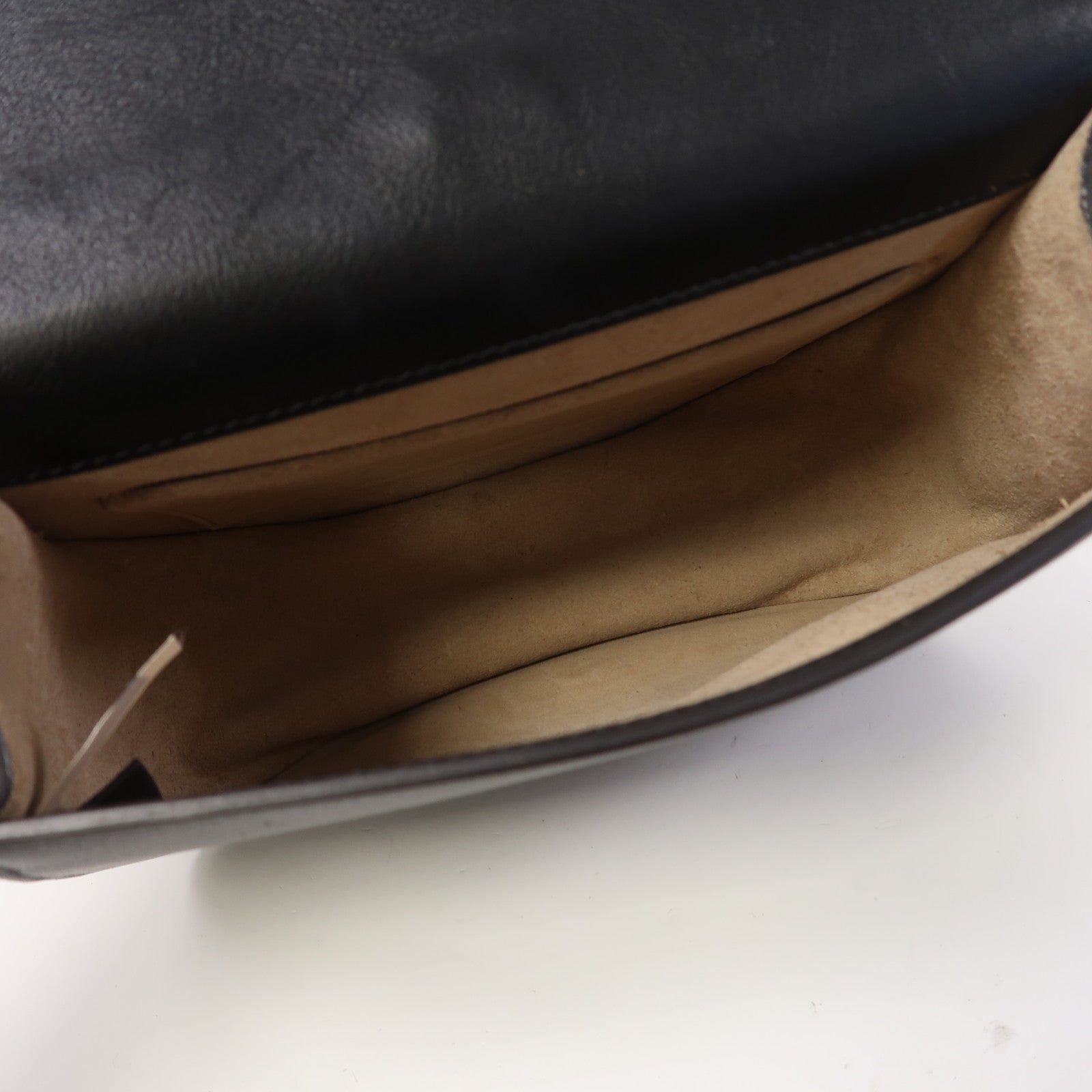 Chloe 牛皮皮革Nile Bag金扣肩背袋黑色
