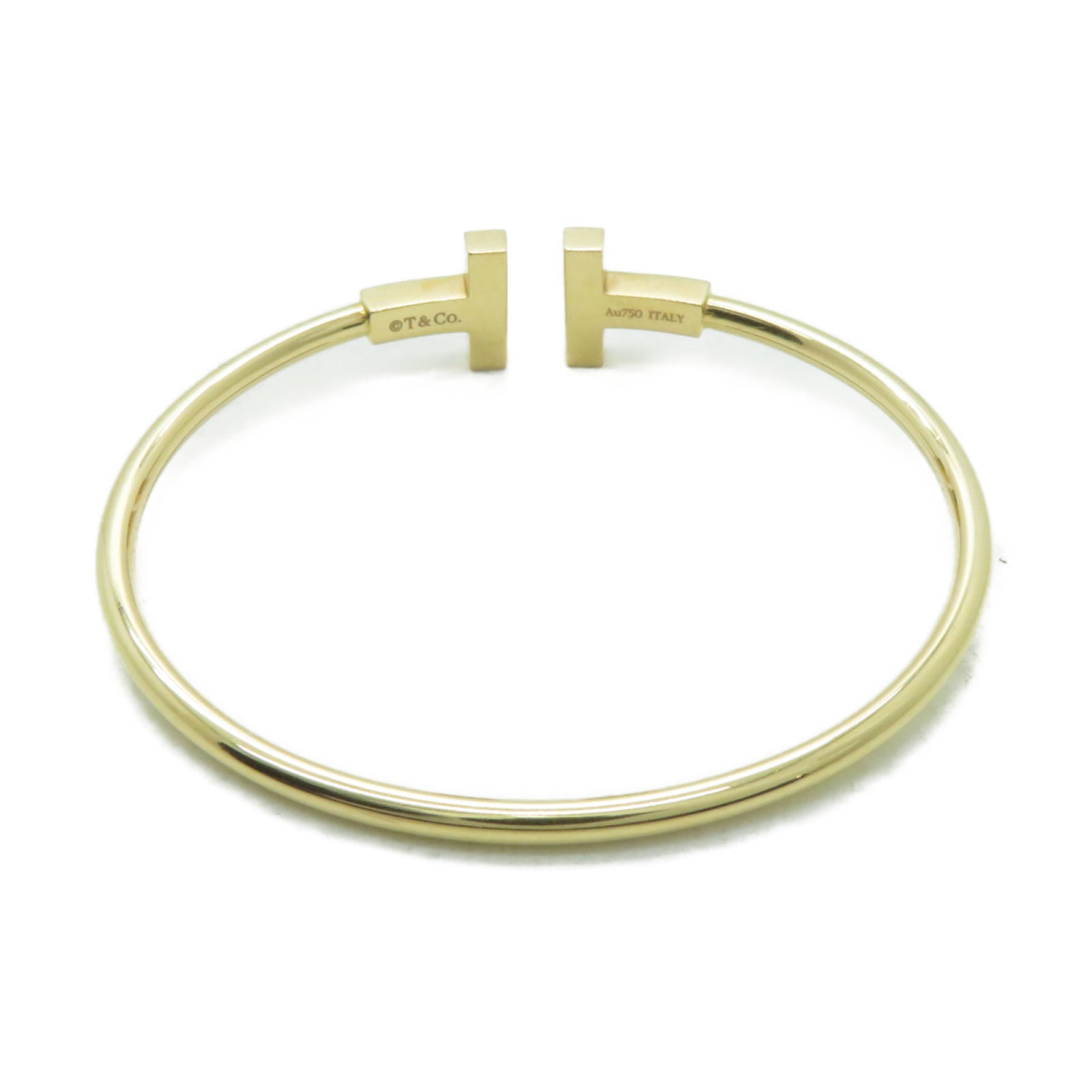 TIFFANY＆CO 【激減優惠】18K黃金/珍珠母貝T Wire Bracelet手鐲