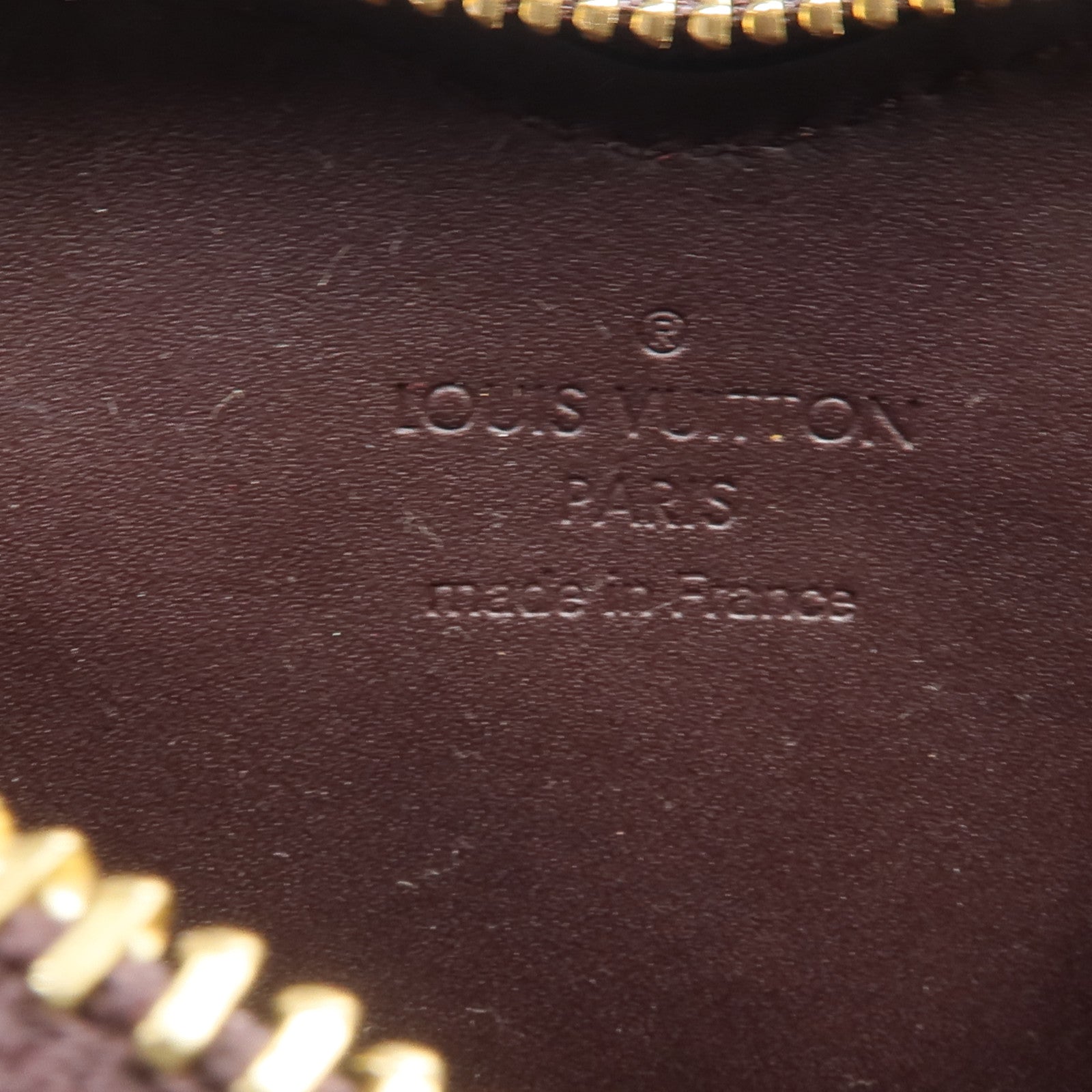 LOUIS VUITTON Monogram Vernis Porte Monnaie Coeur錢包Amarante