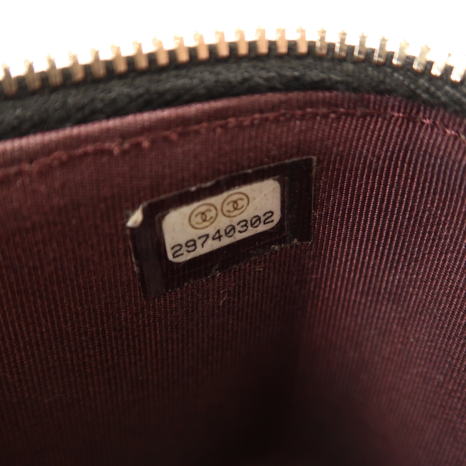 CHANEL CC GHW Mini Vanity Chain Shoulder Bag Calfskin Leather Black