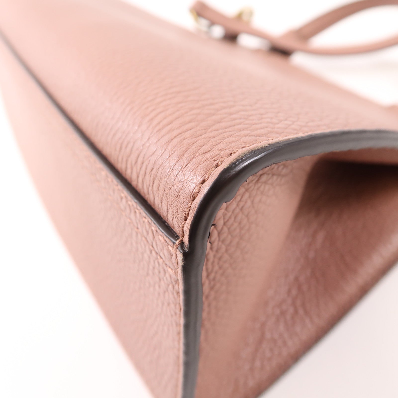 GUCCI GG GHW 2 Way Shoulder Hand Bag Calfskin Leather 442622 Pink