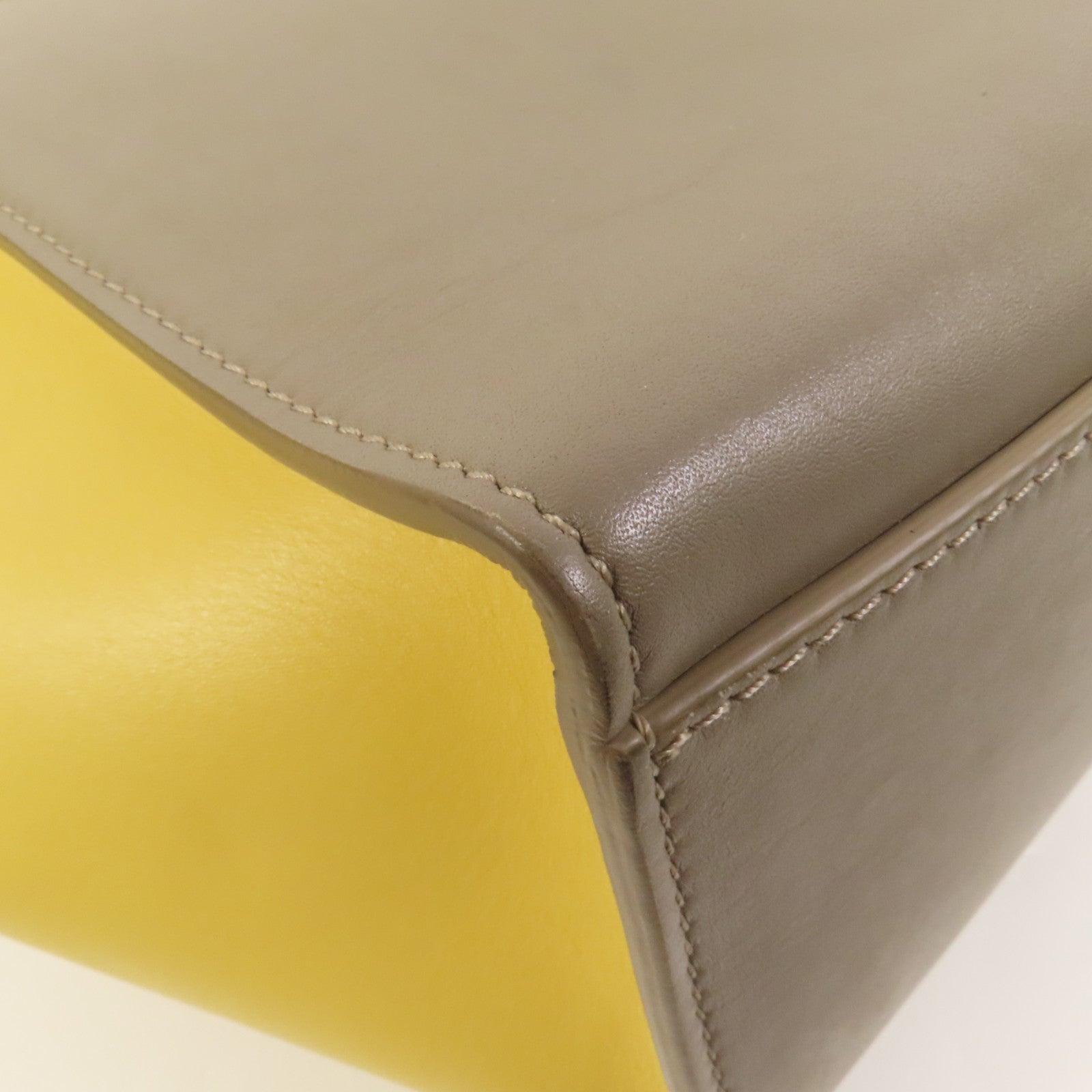 CELINE 牛皮皮革Trapeze金扣手挽肩背兩用袋