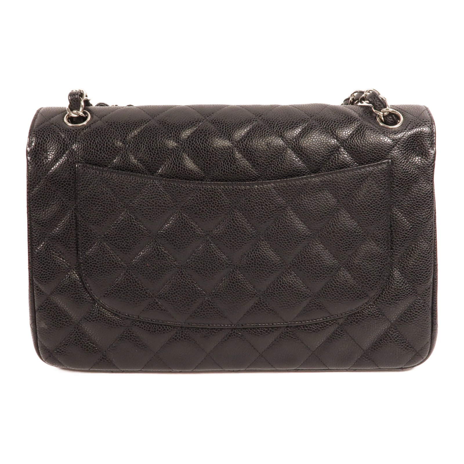 CHANEL 牛皮皮革Large Classic鏈帶肩背袋