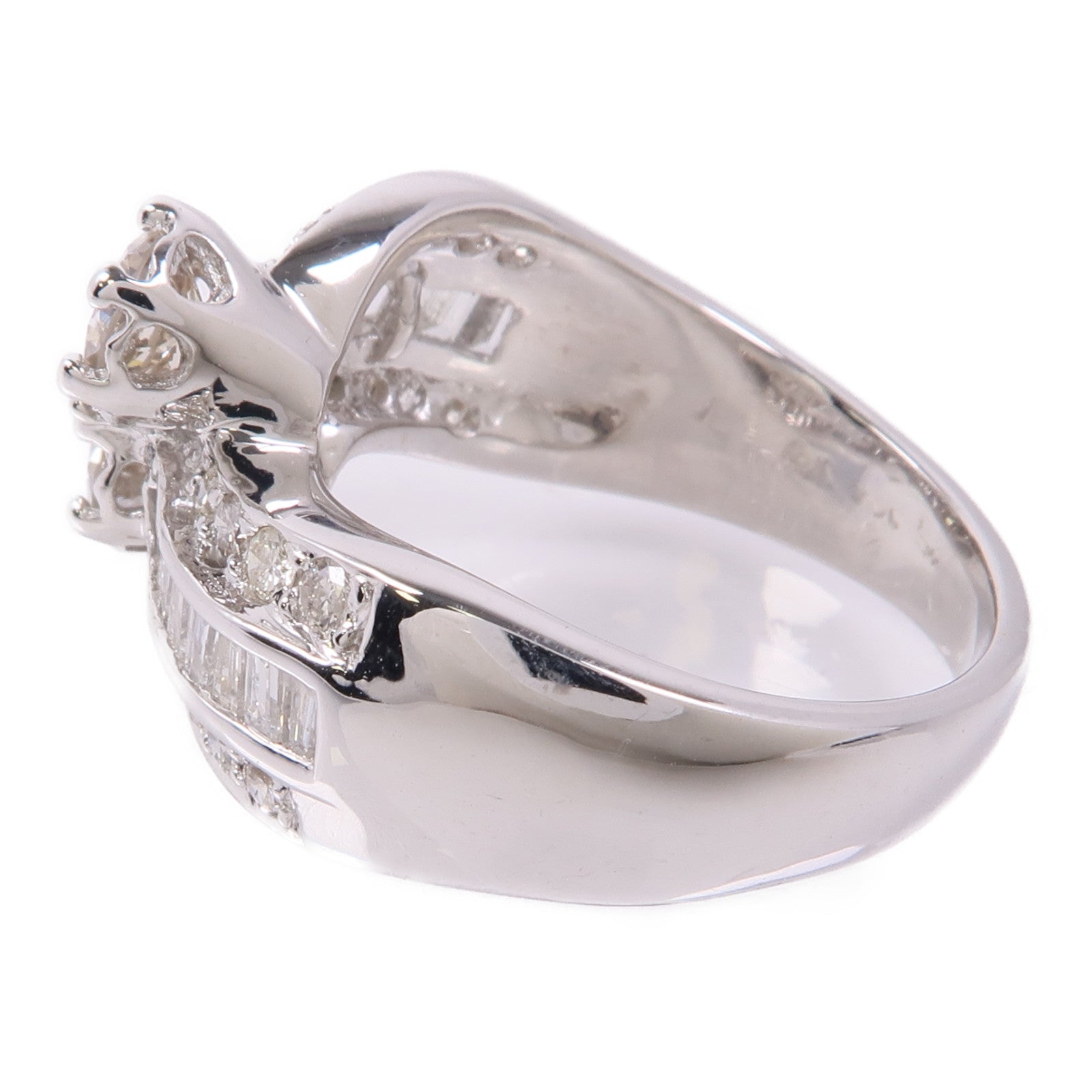 JEWELRY 【激減優惠】18K白金Diamond Ring鑽石戒指US#6.25