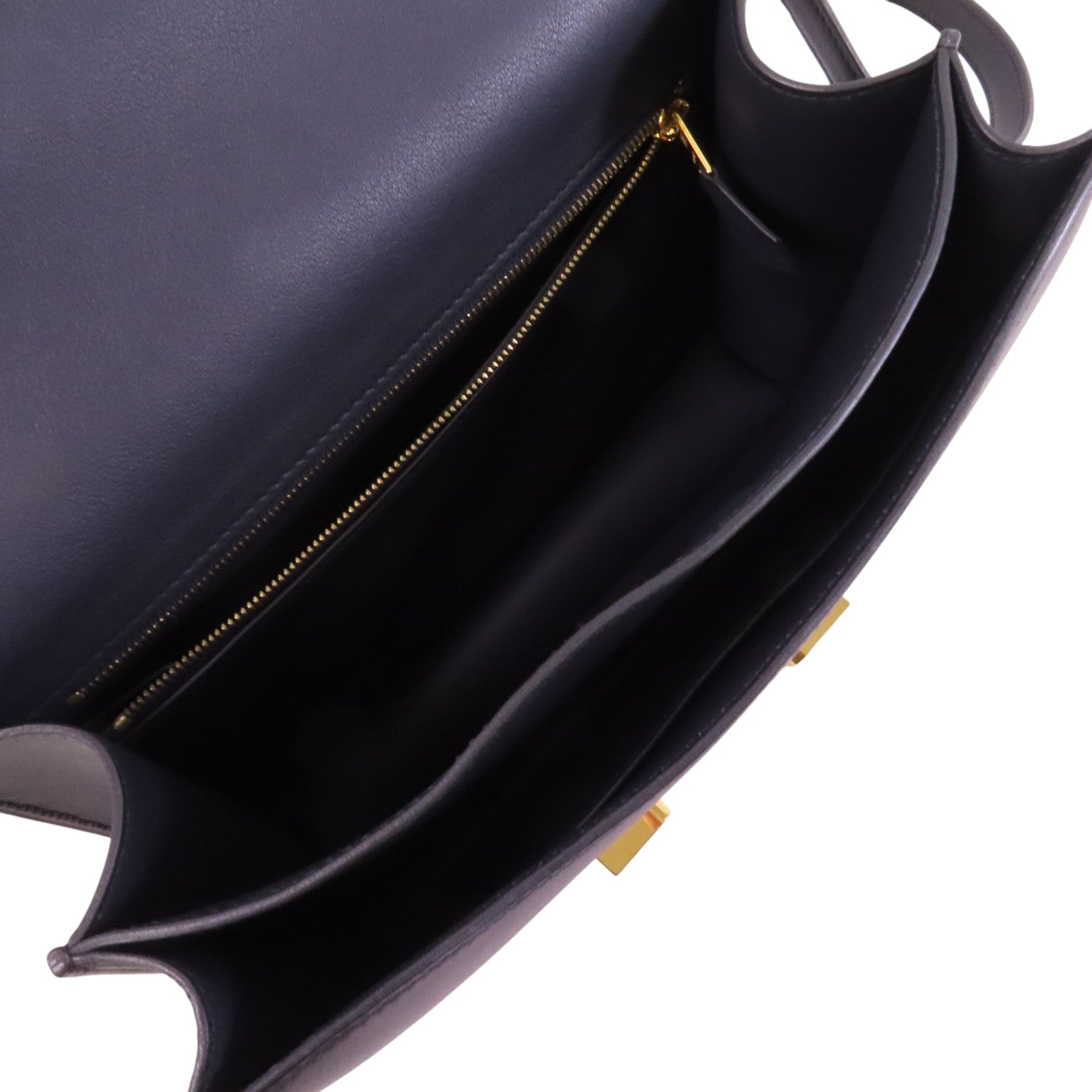 HERMES Evercolor皮革Constance 24金扣肩背袋