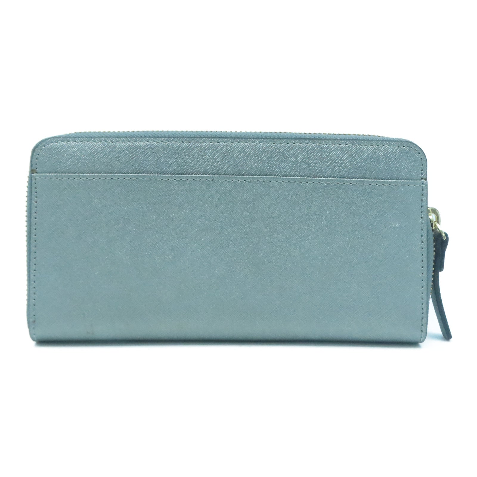 Kate Spade 【激減優惠】牛皮皮革Long Wallet金扣長錢包銀色