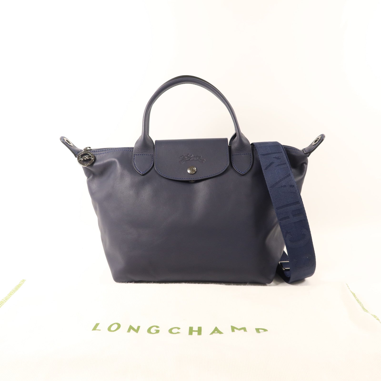 Longchamp 牛皮皮革2 Way Shoulder Bag手挽肩背兩用袋