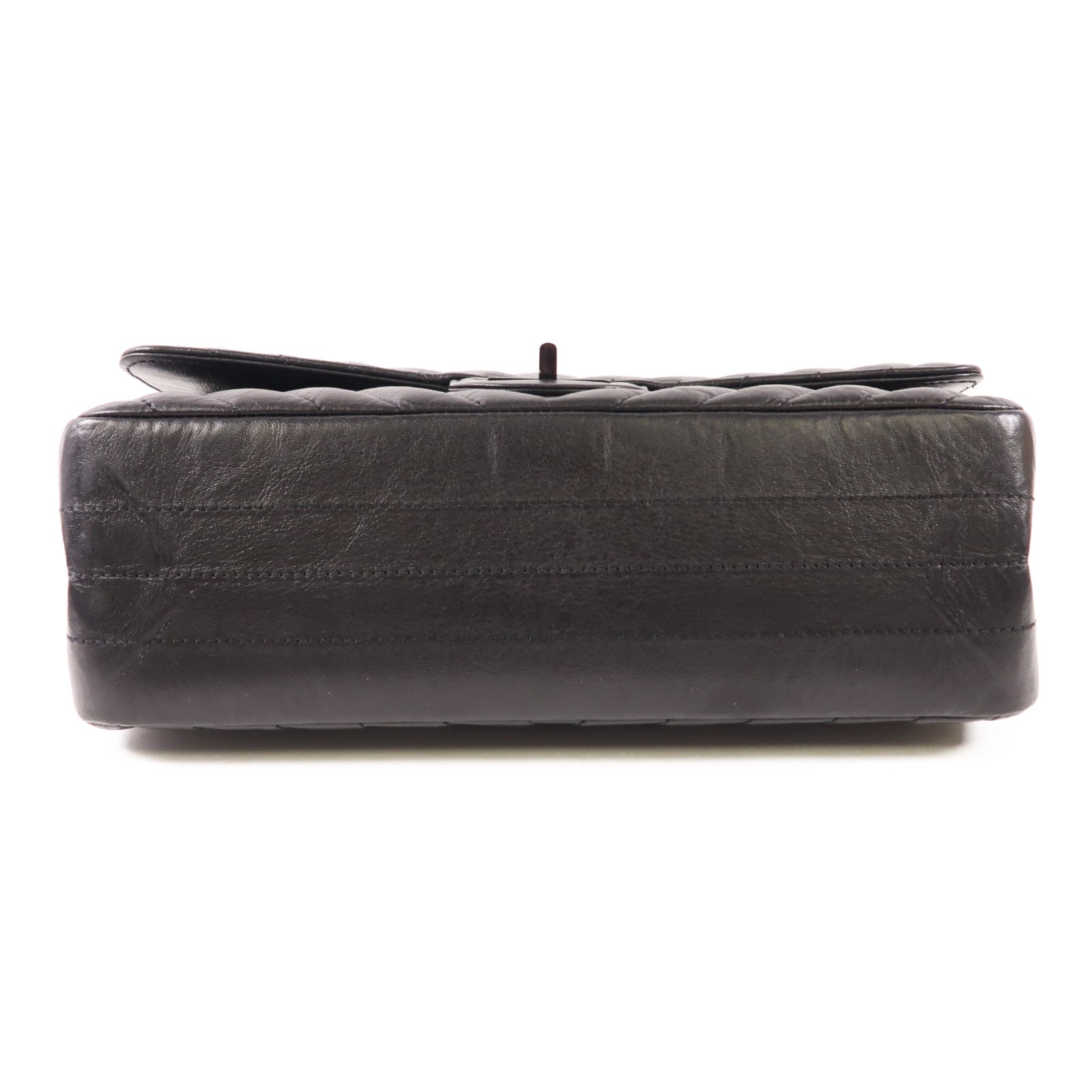 CHANEL 牛皮皮革2.55鏈帶肩背袋