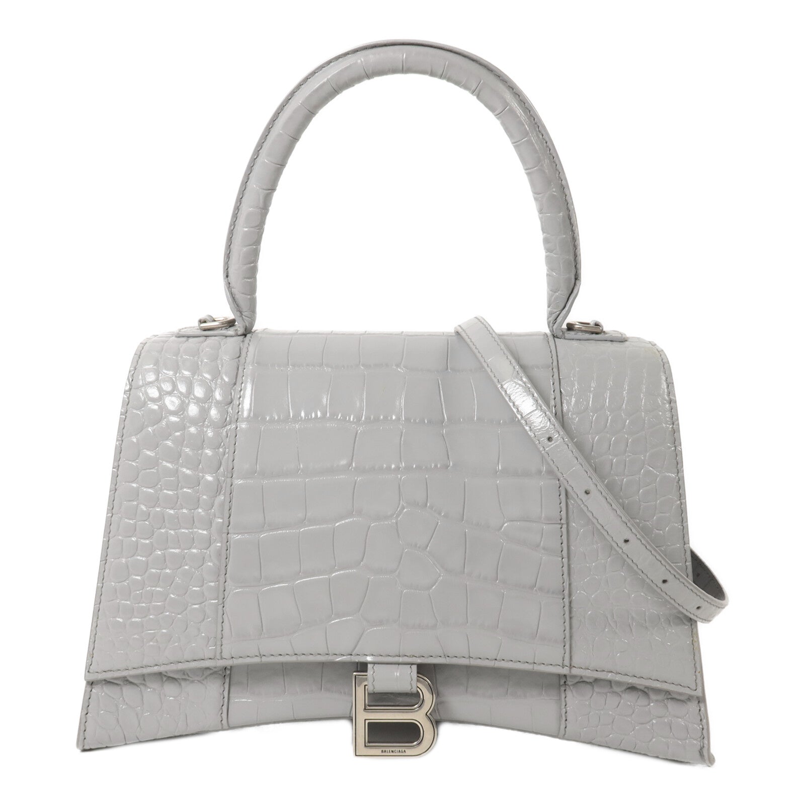 BALENCIAGA 牛皮皮革Hourglass手挽肩背兩用袋