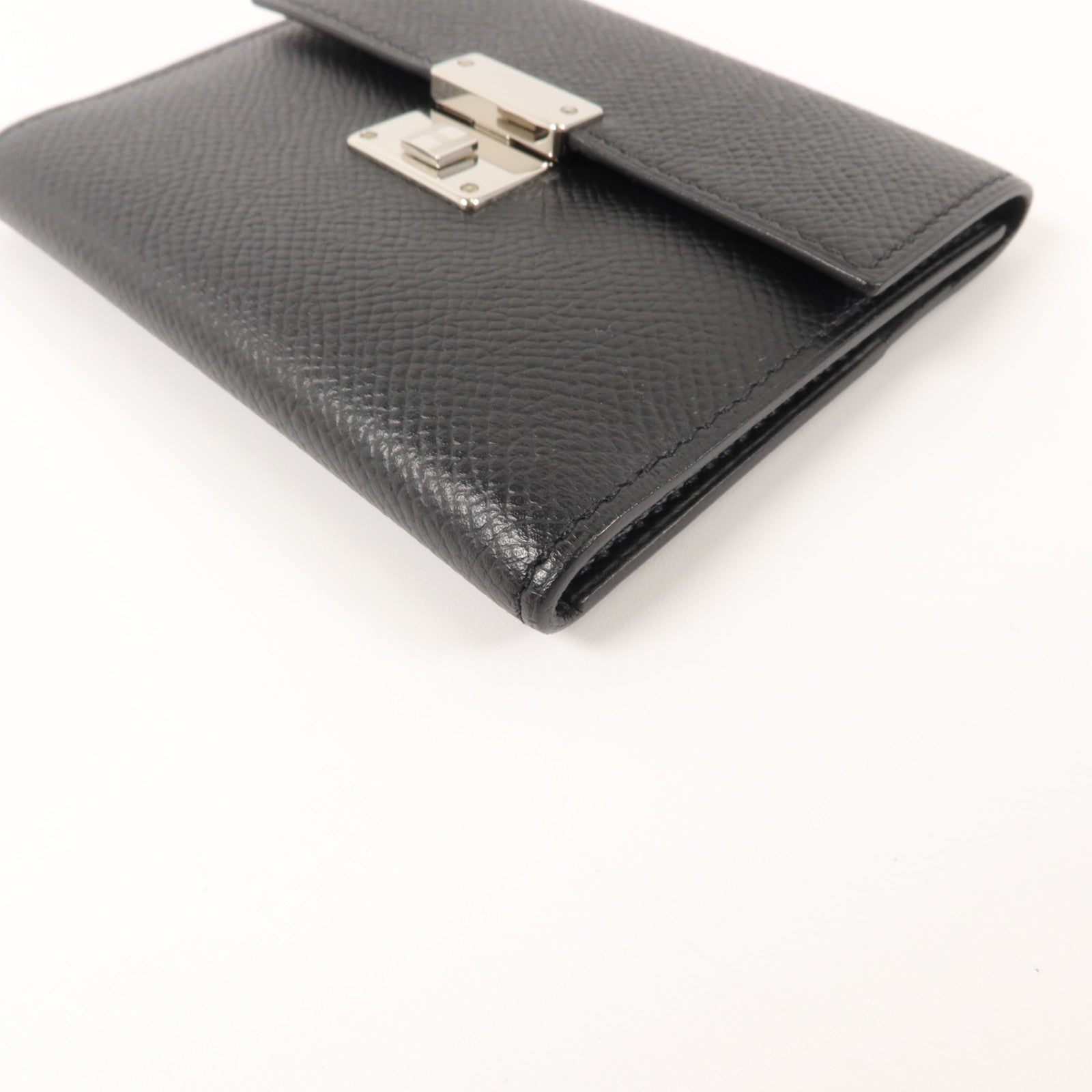 HERMES Epsom皮革Clic 16 Card Holder卡片套Noir
