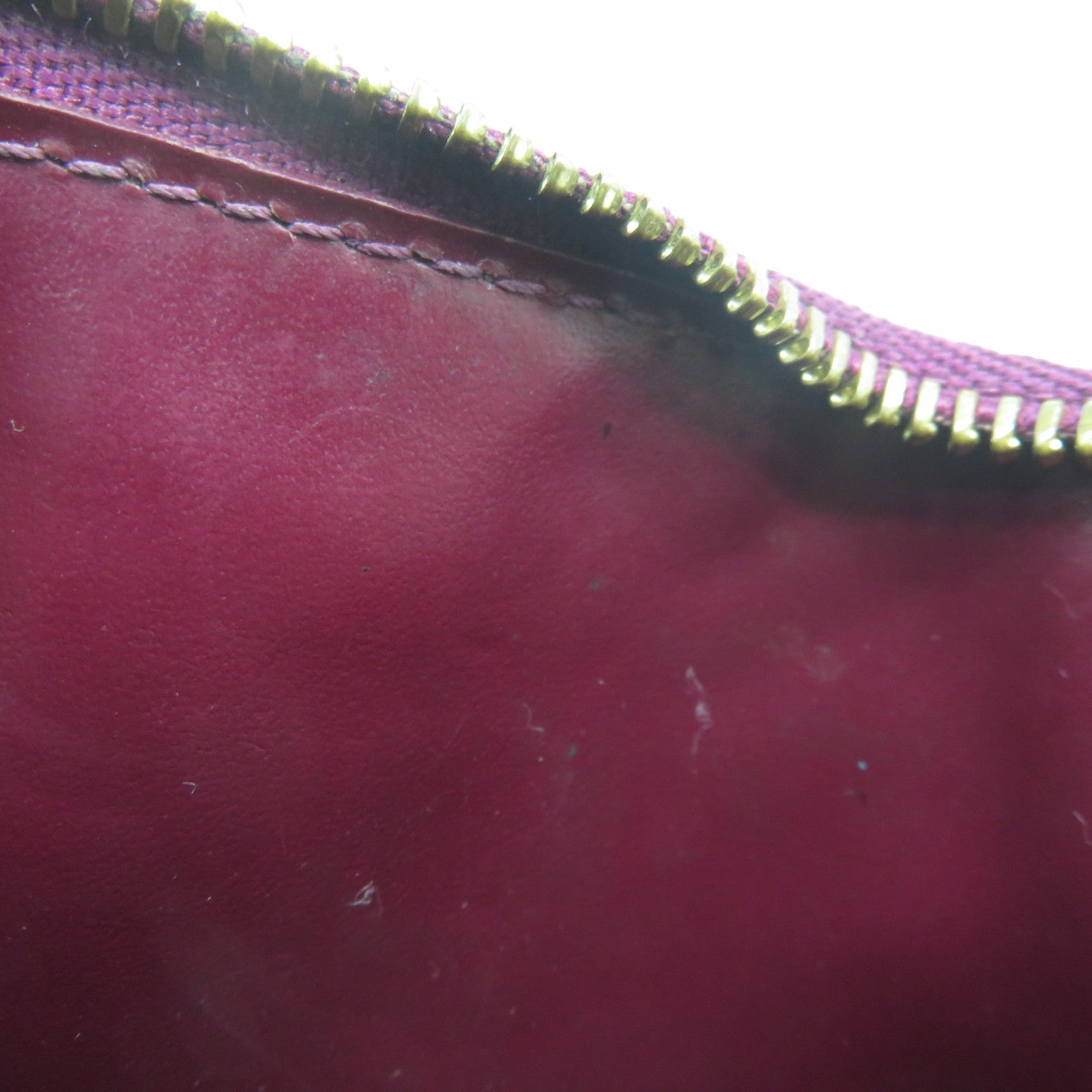 LOUIS VUITTON Monogram Vernis Coin Purse金扣零錢包紫色