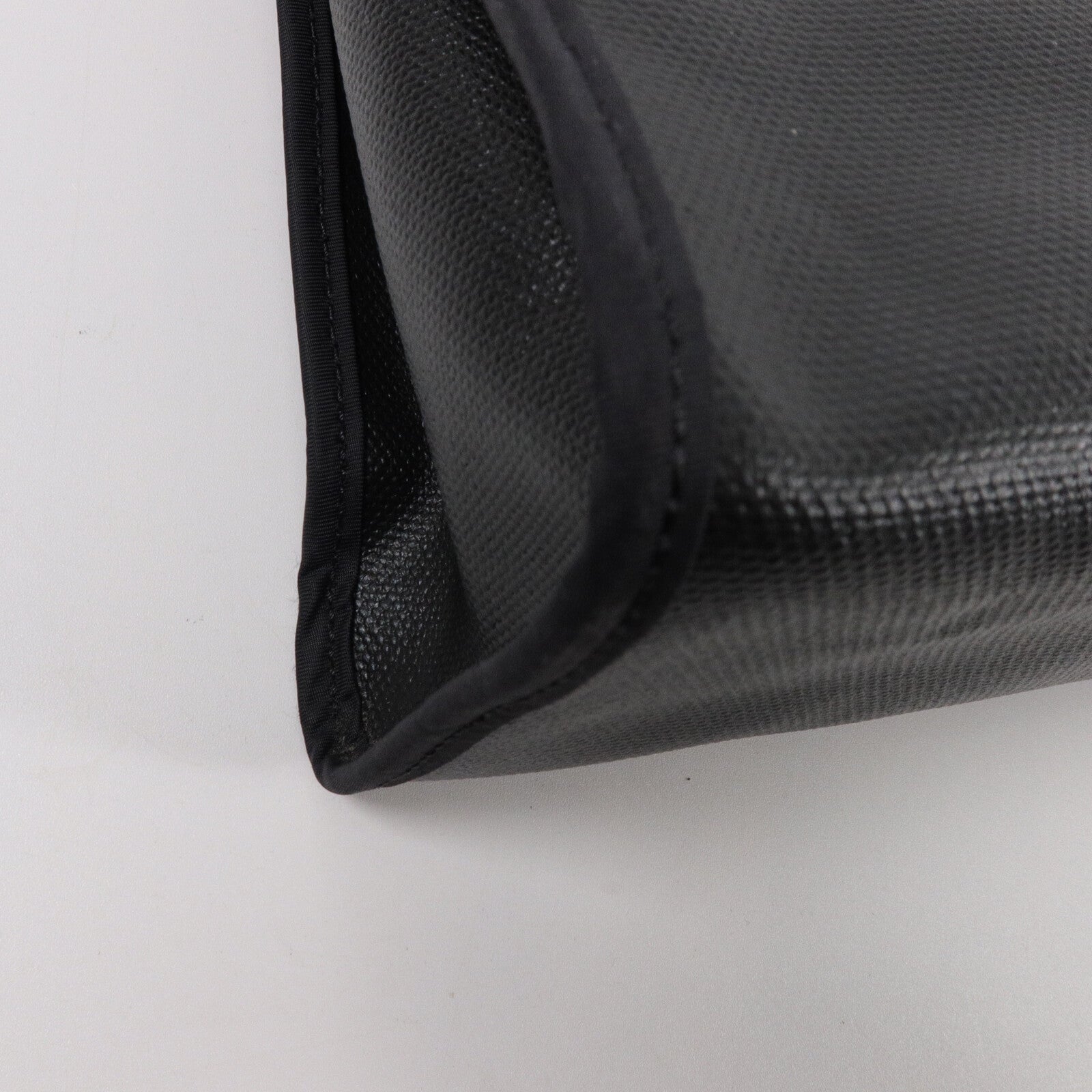 HERMES 帆布Herbag PM手挽肩背兩用袋Noir/Bleu Saphrie