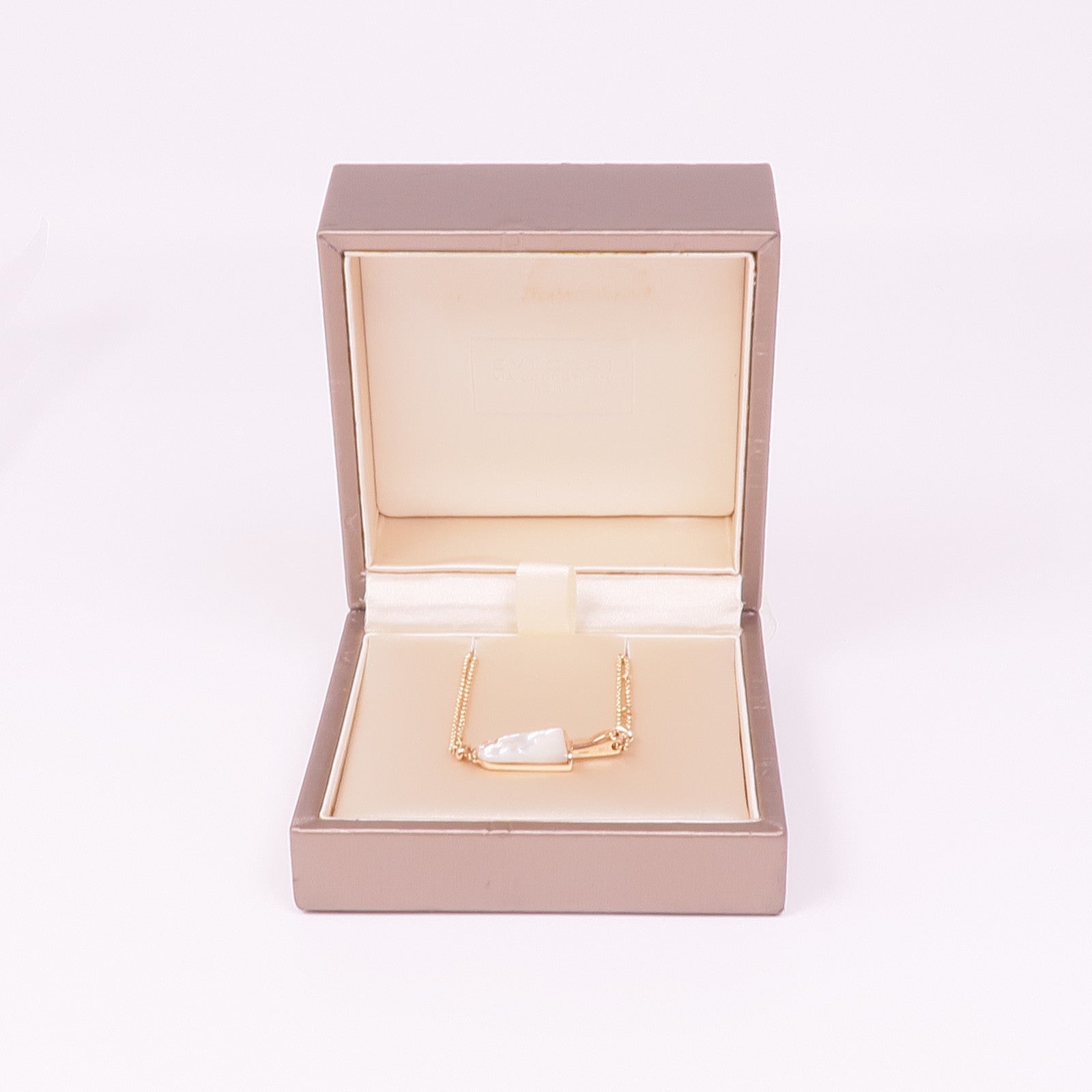 BVLGARI 18K玫瑰金Gelati珍珠母貝/鑽石手鏈