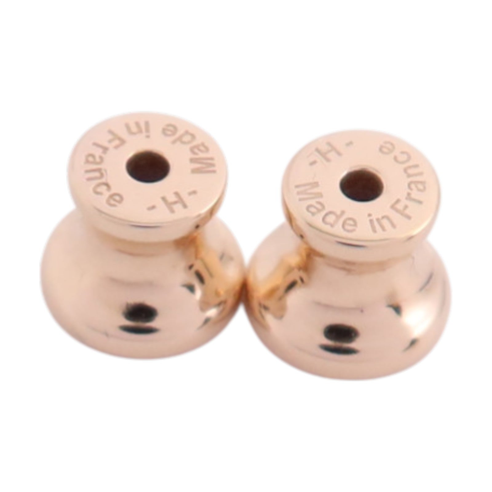 HERMES 金屬/琺瑯H Cube Earrings金扣耳環