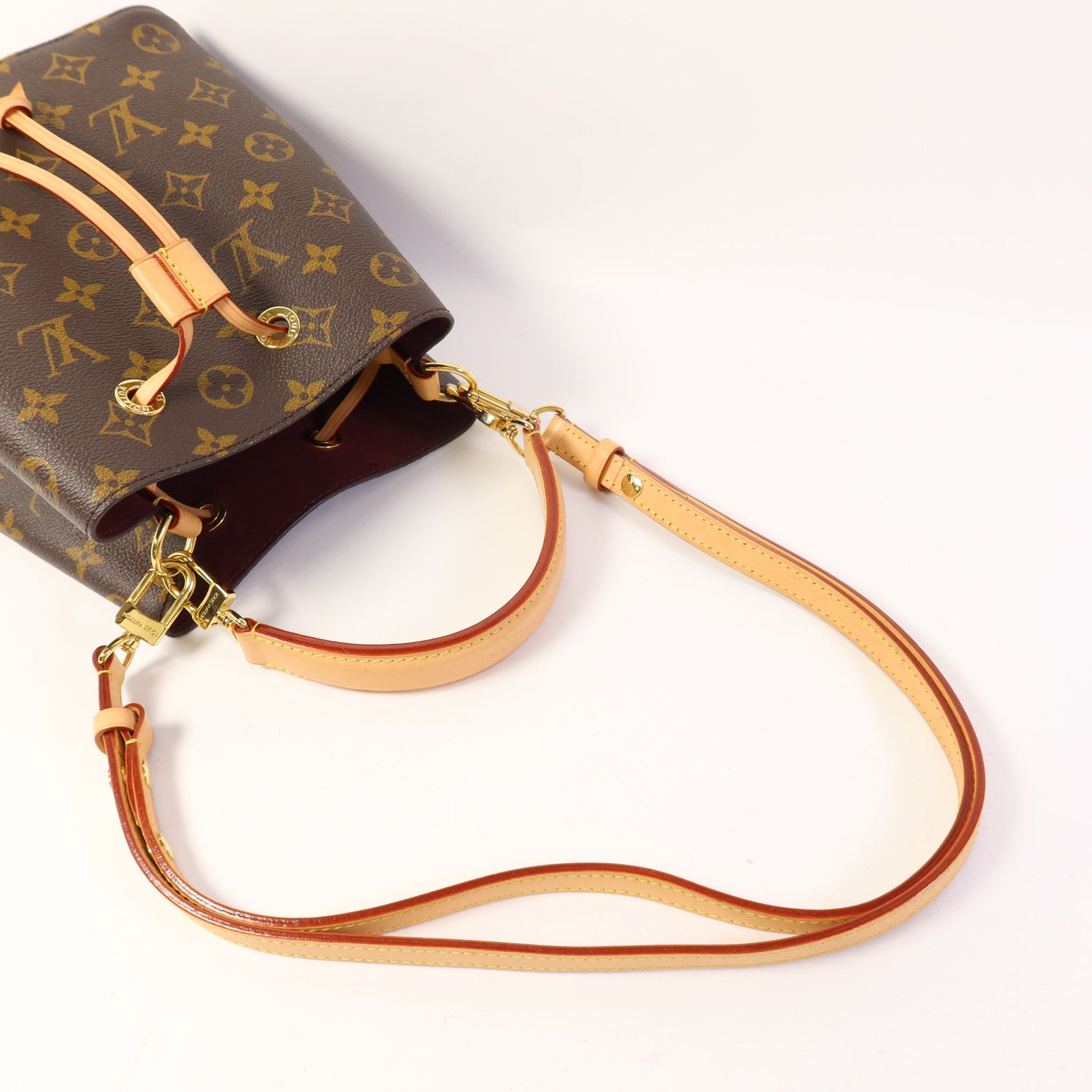 LOUIS VUITTON Monogram Neonoe BB金扣手挽肩背兩用袋