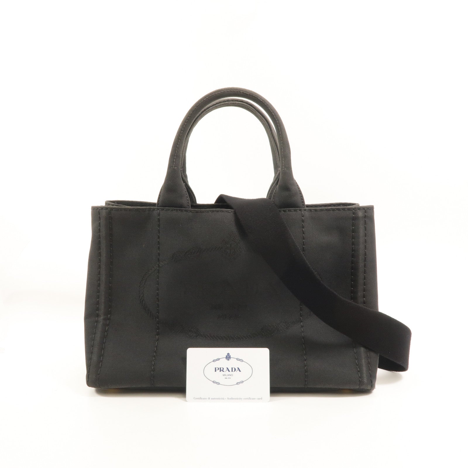 PRADA 帆布2 Way Shoulder手挽肩背兩用袋