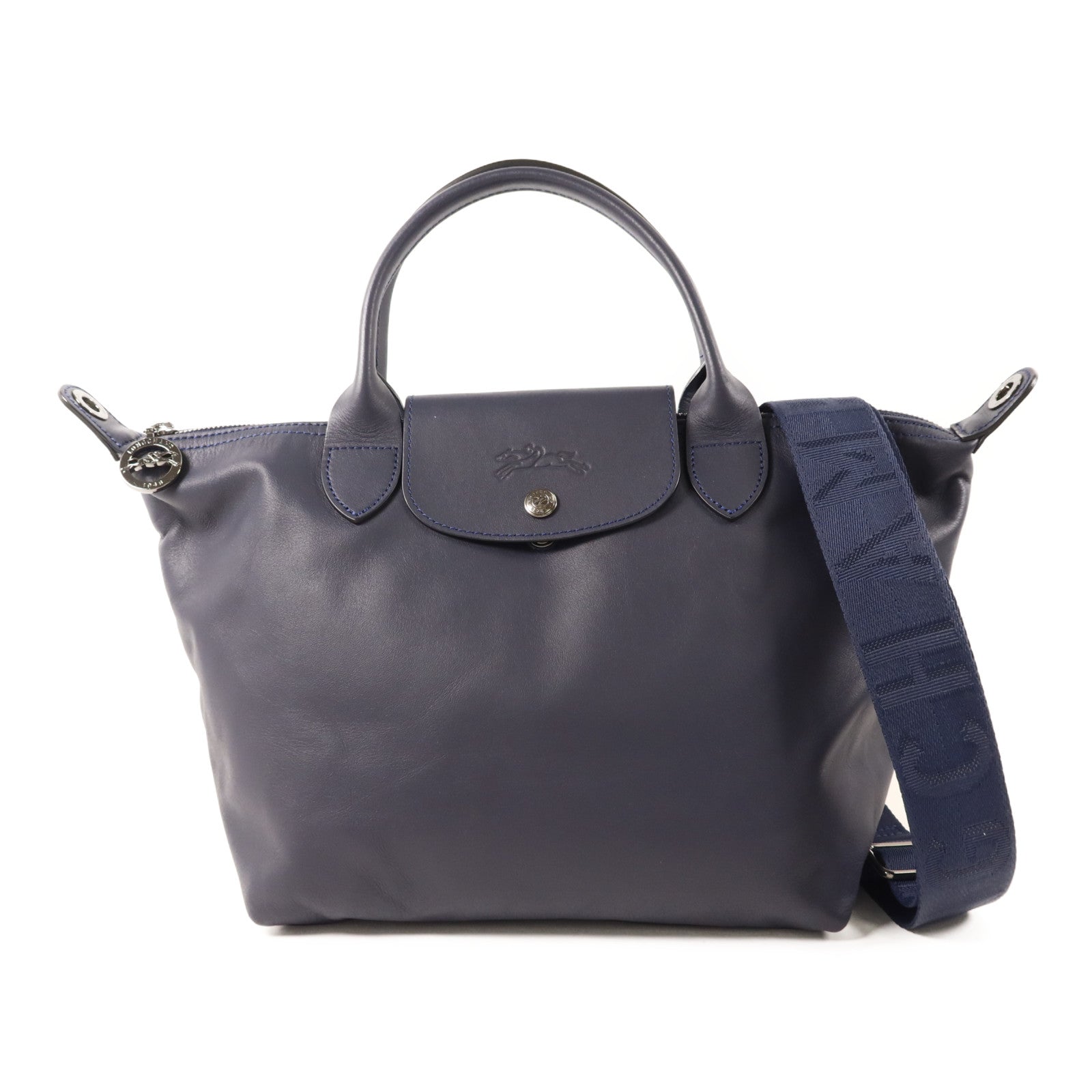 Longchamp 牛皮皮革2 Way Shoulder Bag手挽肩背兩用袋