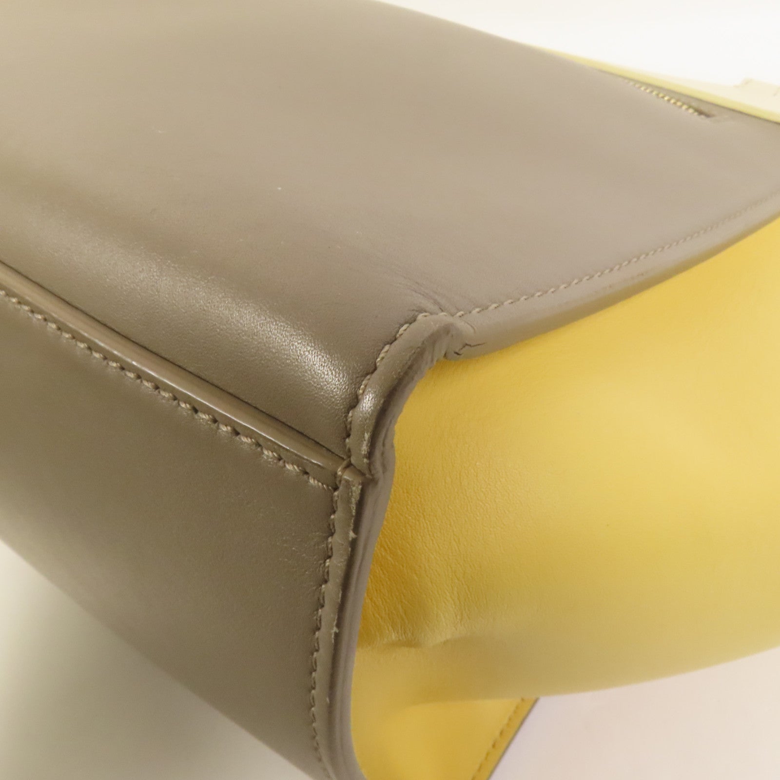 CELINE 牛皮皮革Trapeze金扣手挽肩背兩用袋