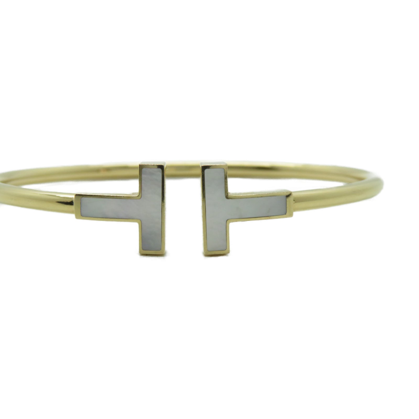 TIFFANY＆CO 【激減優惠】18K黃金/珍珠母貝T Wire Bracelet手鐲