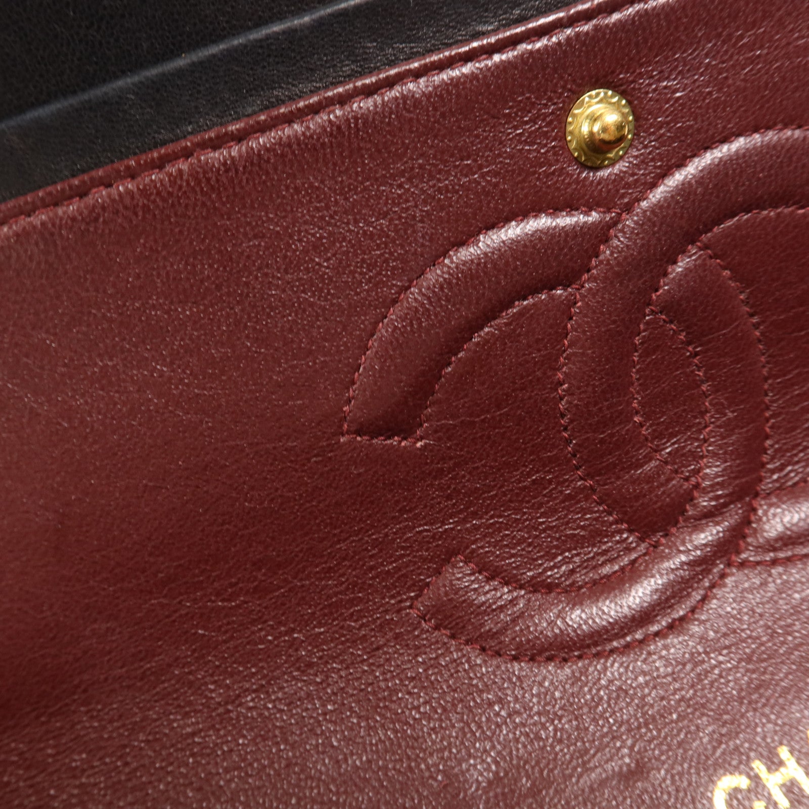 CHANEL 羊皮皮革Vintage Classic 11.12金扣鏈帶肩背袋