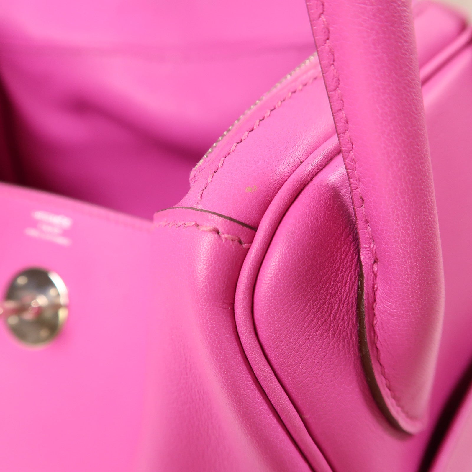 HERMES Swift皮革Lindy 26銀扣手挽肩背兩用袋