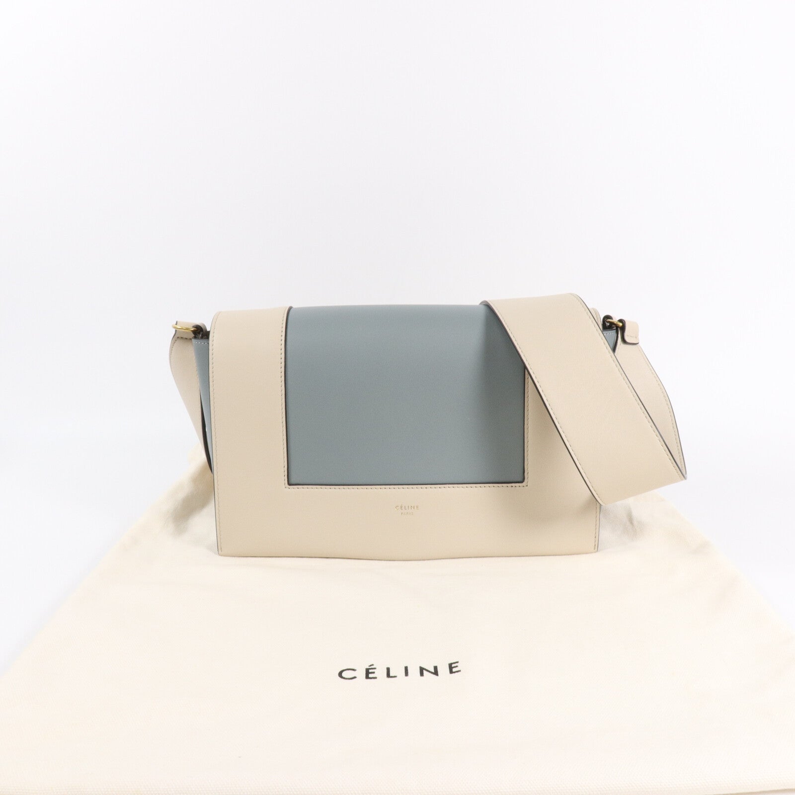 CELINE 牛皮皮革Frame肩背袋