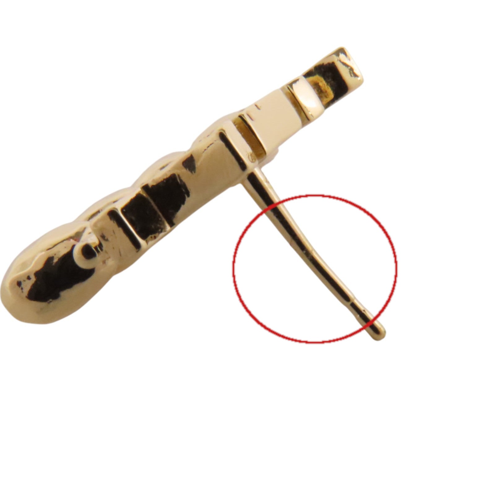 CHANEL 金屬/水鑽Chanel Earrings金扣耳環