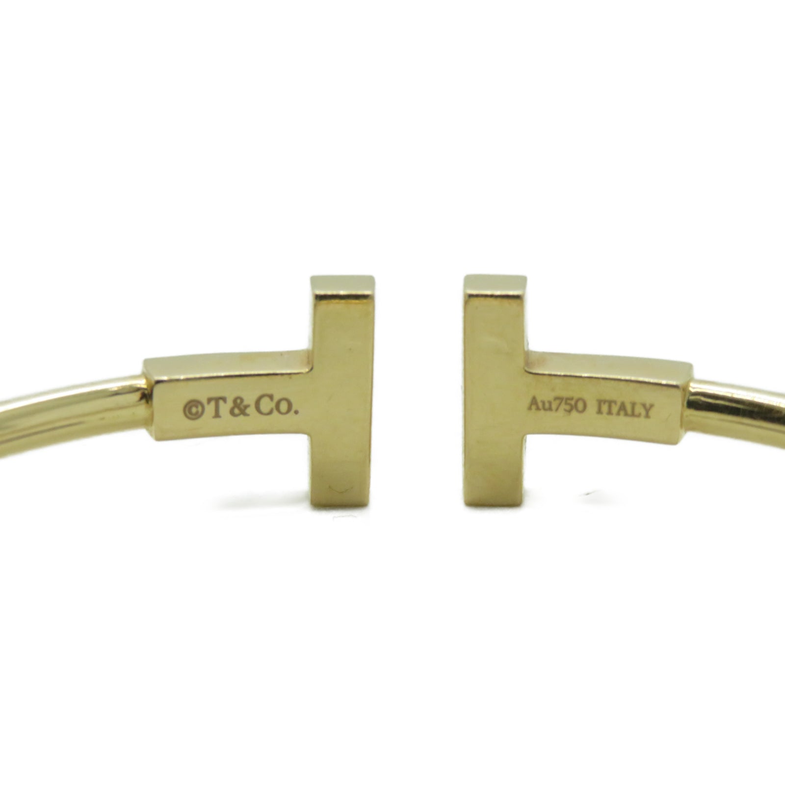 TIFFANY＆CO 【激減優惠】18K黃金/珍珠母貝T Wire Bracelet手鐲
