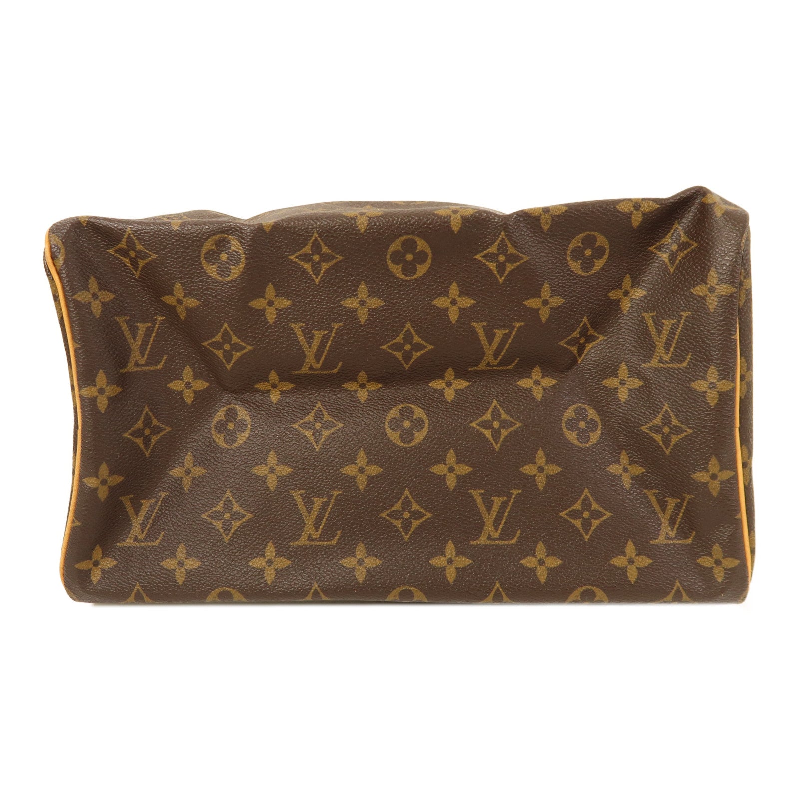 LOUIS VUITTON Monogram Speedy 30金扣手挽袋棕色