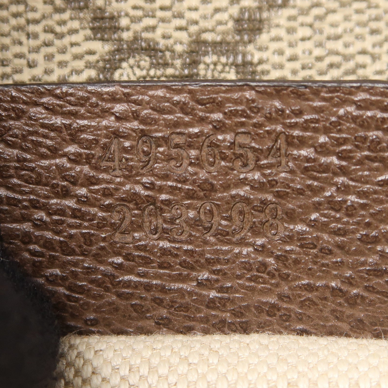 GUCCI 塗層帆布Shoulder Bag金扣肩背袋