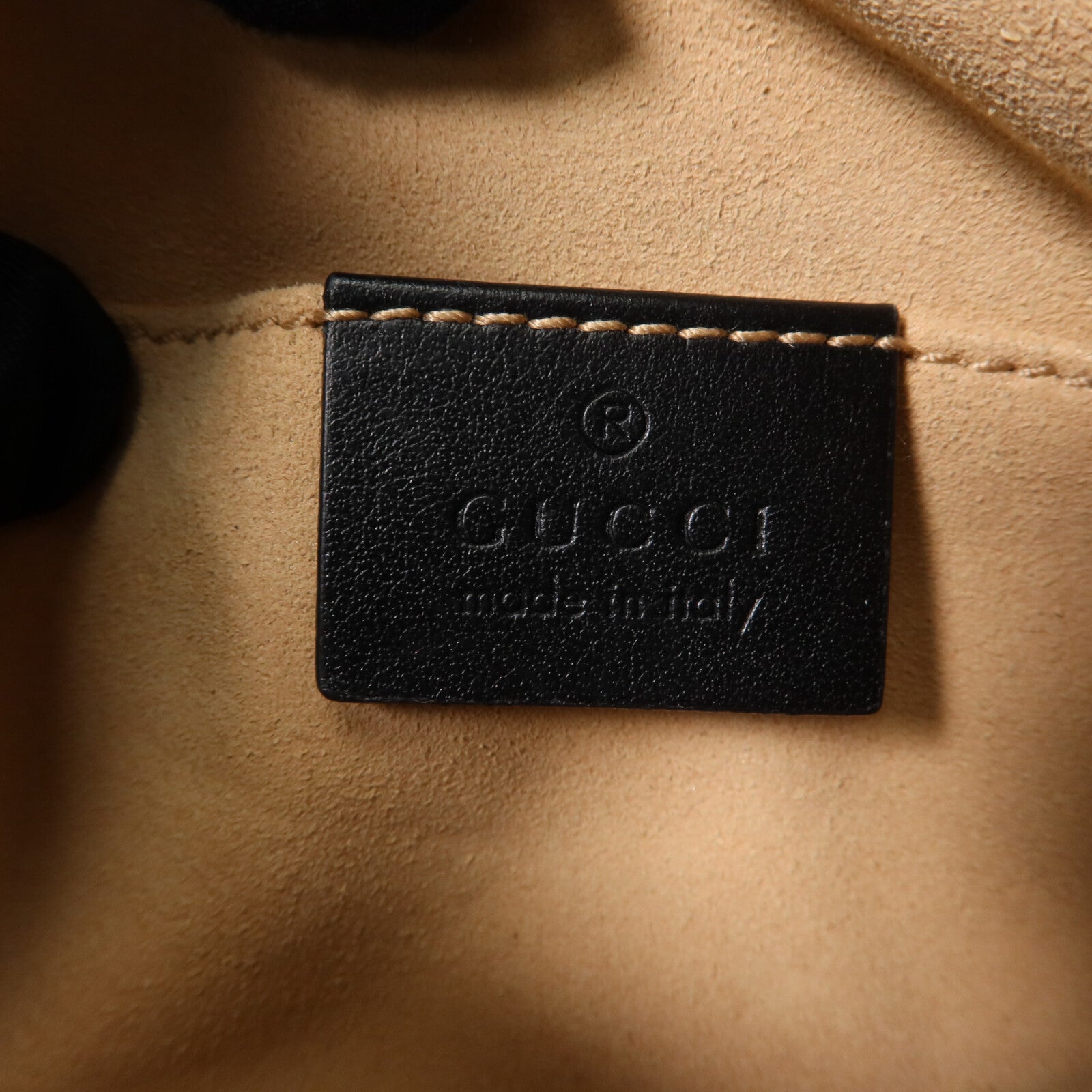GUCCI 牛皮皮革GG Marmont Mini鏈帶肩背袋