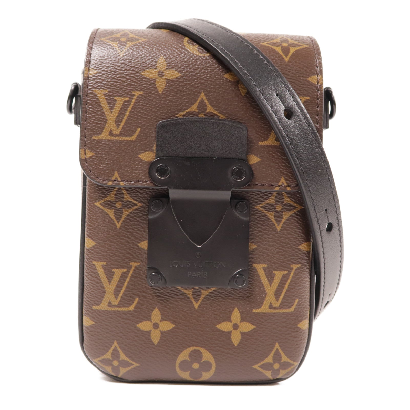 LOUIS VUITTON Monogram S-Lock Vertical肩背袋