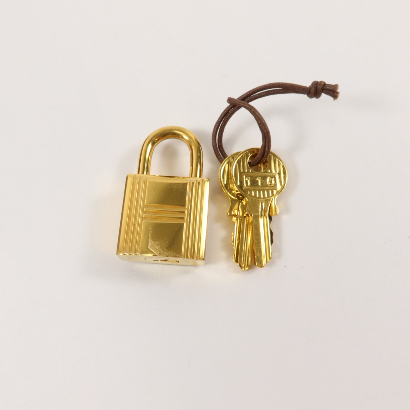 HERMES Clemence皮革Picotin MM手挽袋Gold