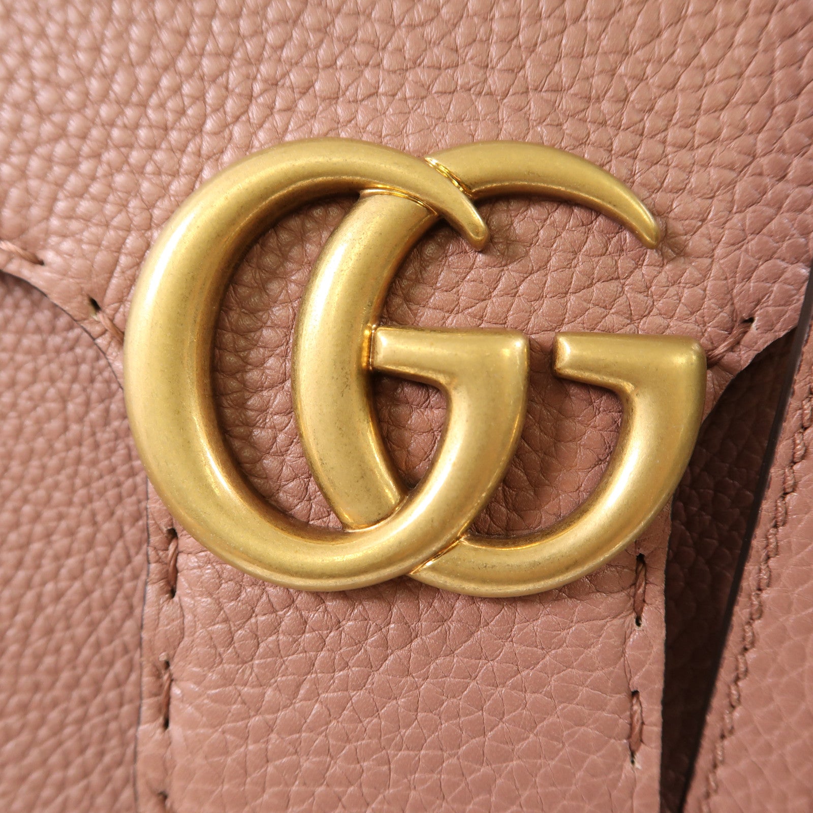 GUCCI GG GHW 2 Way Shoulder Hand Bag Calfskin Leather 442622 Pink