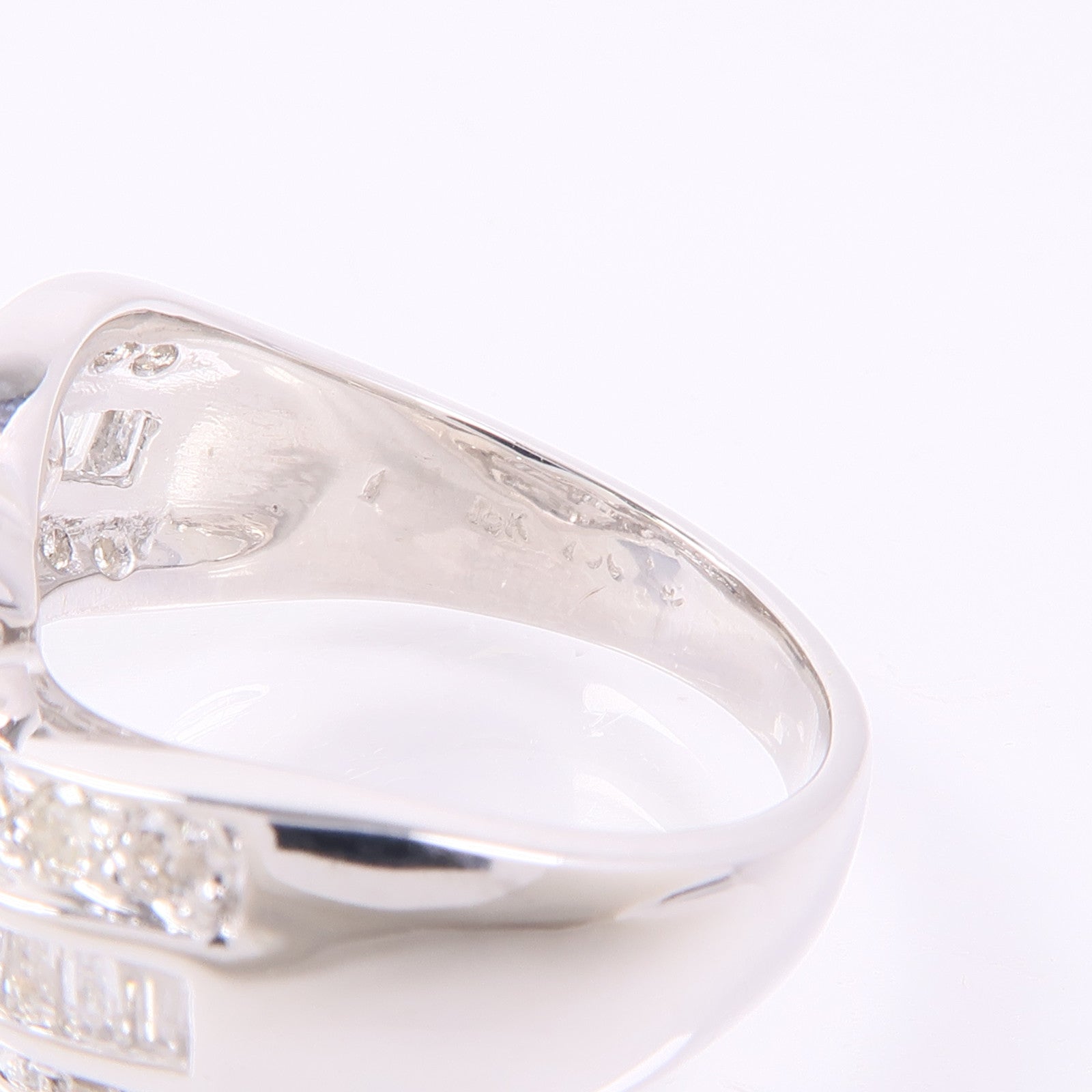JEWELRY 【激減優惠】18K白金Diamond Ring鑽石戒指US#6.25